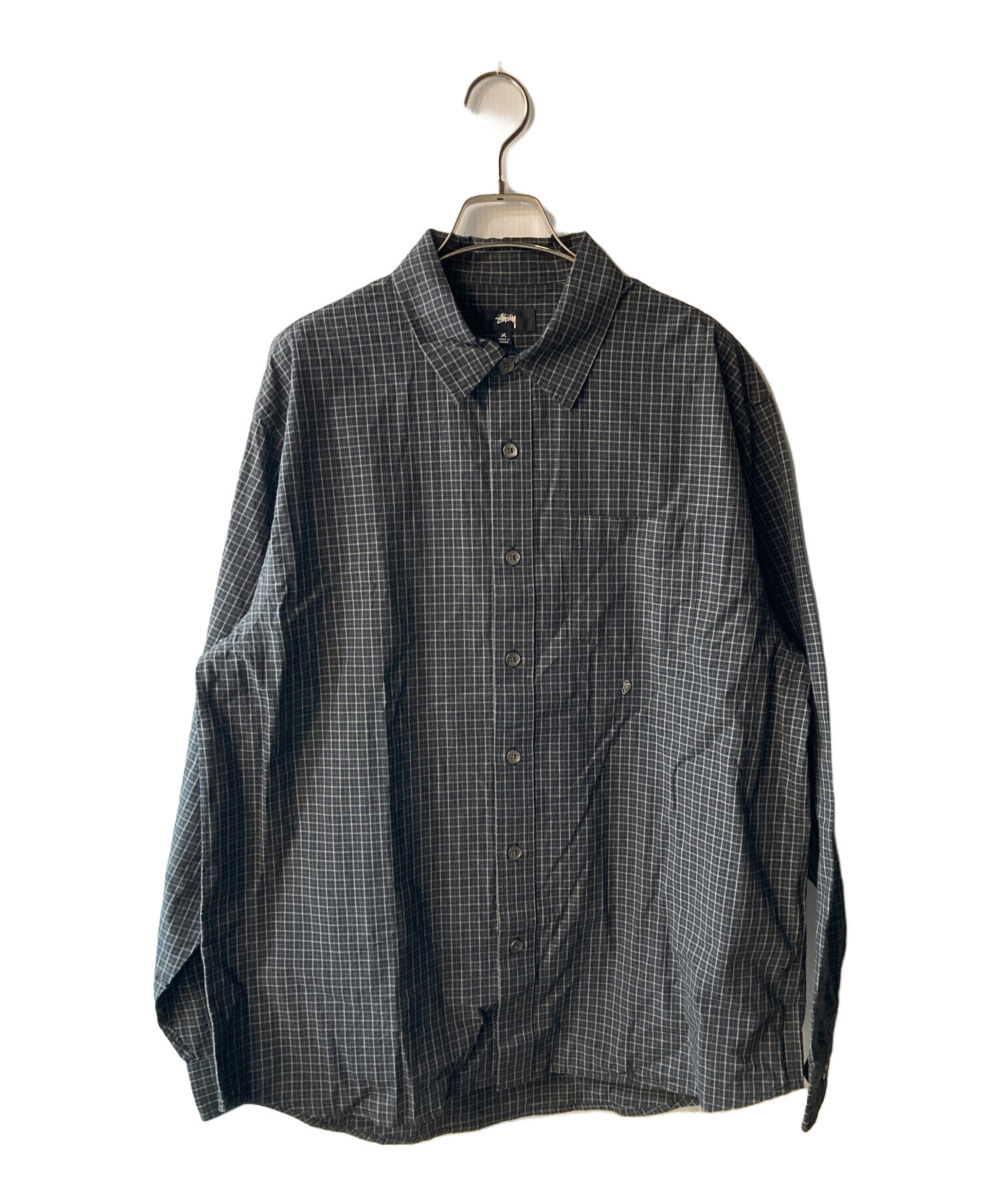 中古・古着通販】stussy (ステューシー) STANDARD SHIRT ブラック 