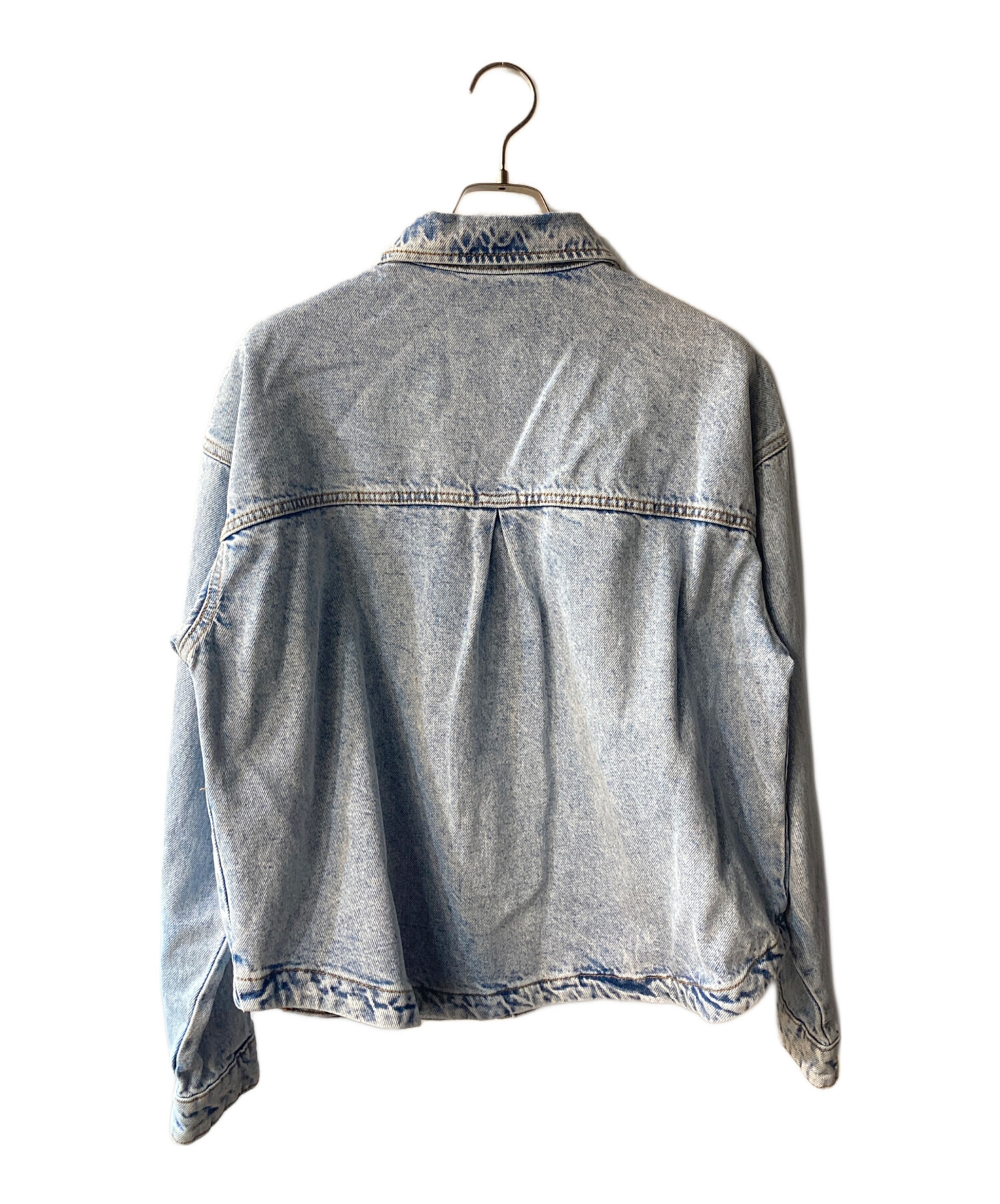 中古・古着通販】ZARA (ザラ) デニムジャケット インディゴ サイズ:M 