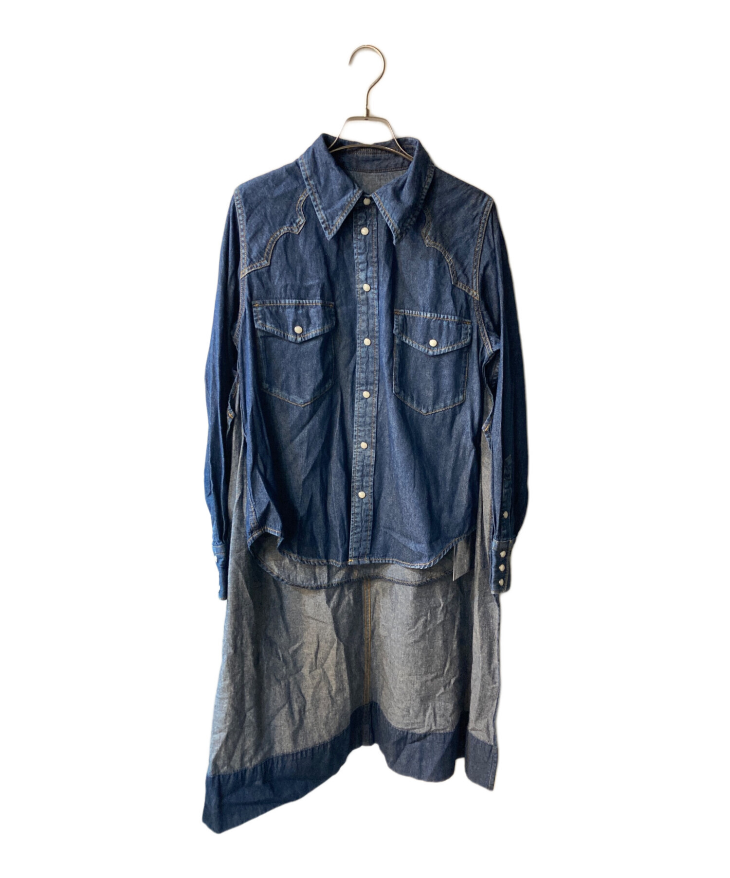 中古・古着通販】TOGA PULLA (トーガ プルラ) Denim dress shirt