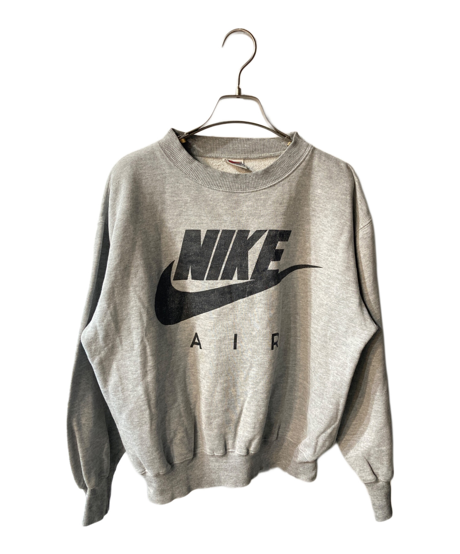中古・古着通販】NIKE (ナイキ) 銀タグ ロゴスウェット グレー サイズ