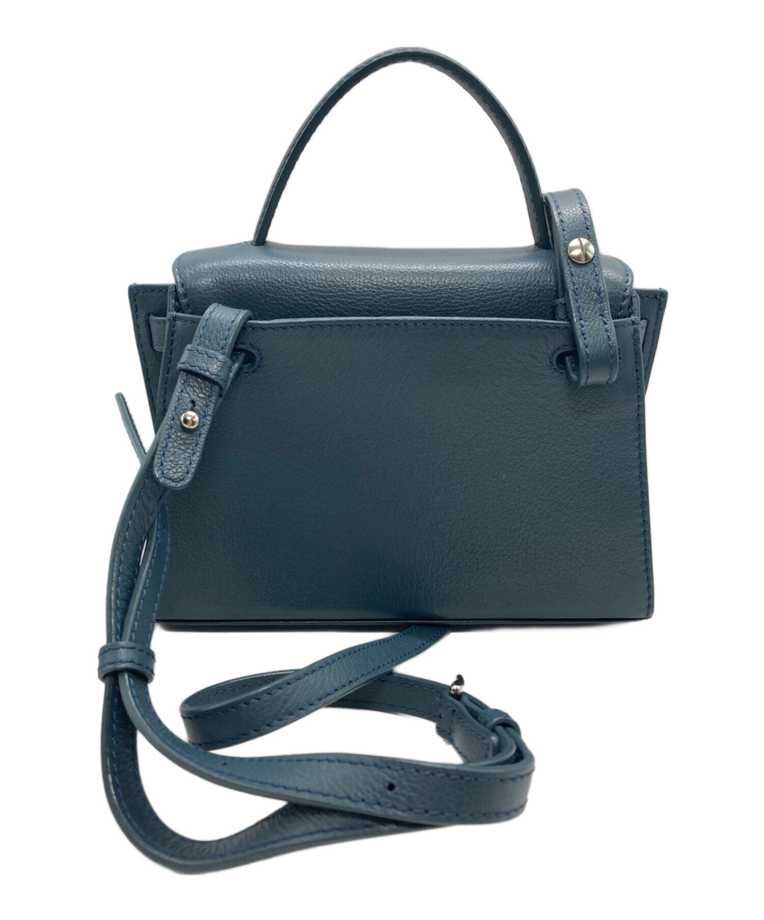 中古・古着通販】MOTHERHOUSE (マザーハウス) ショルダーバッグ ブルー 