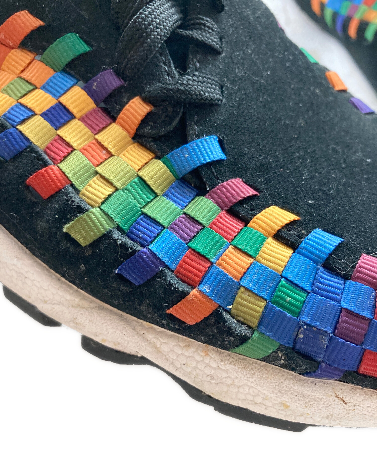 中古・古着通販】NIKE (ナイキ) AIR FOOTSCAPE WOVEN ブラック サイズ 