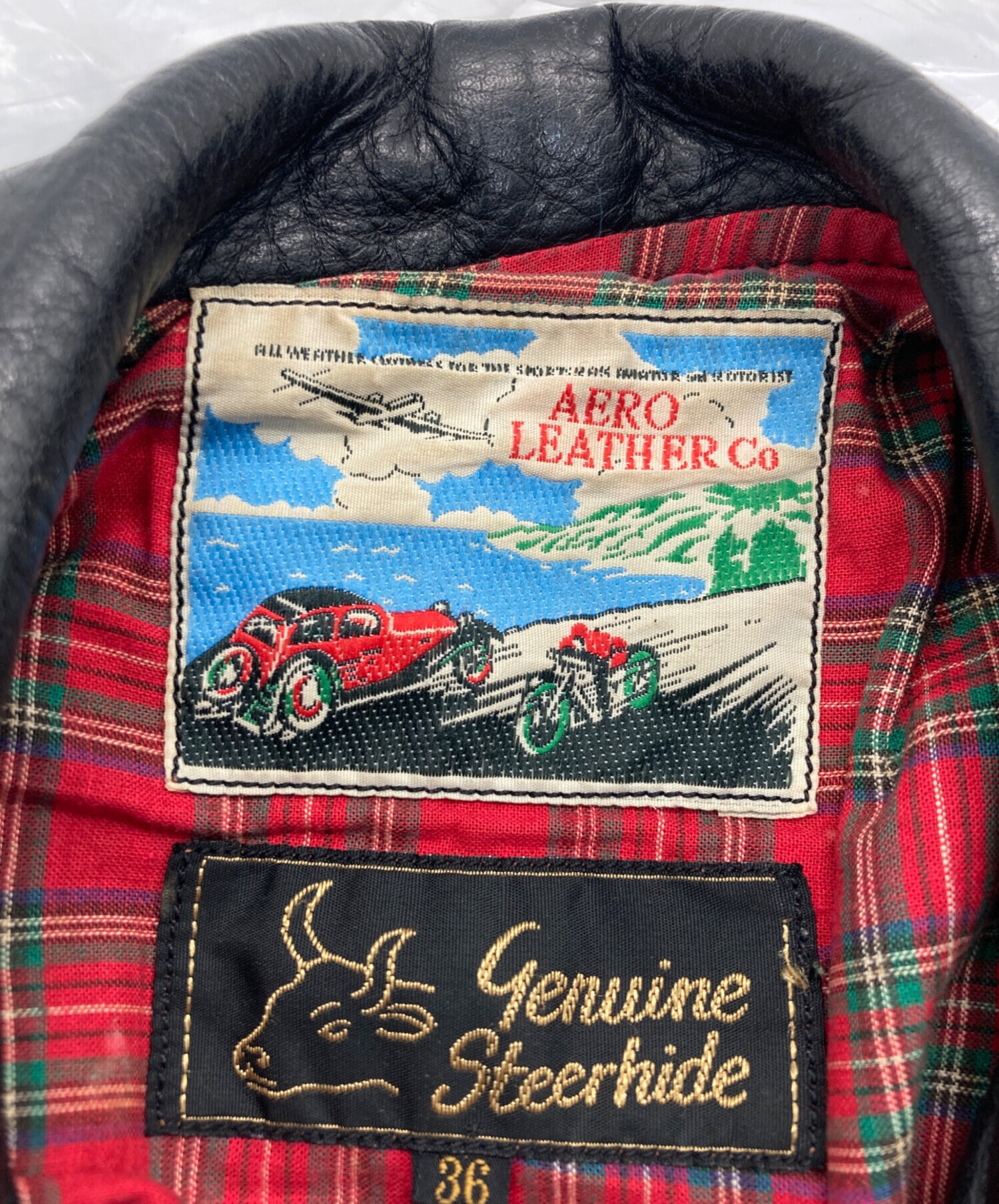中古・古着通販】Aero LEATHER (エアロレザー) ホースハイド レザー