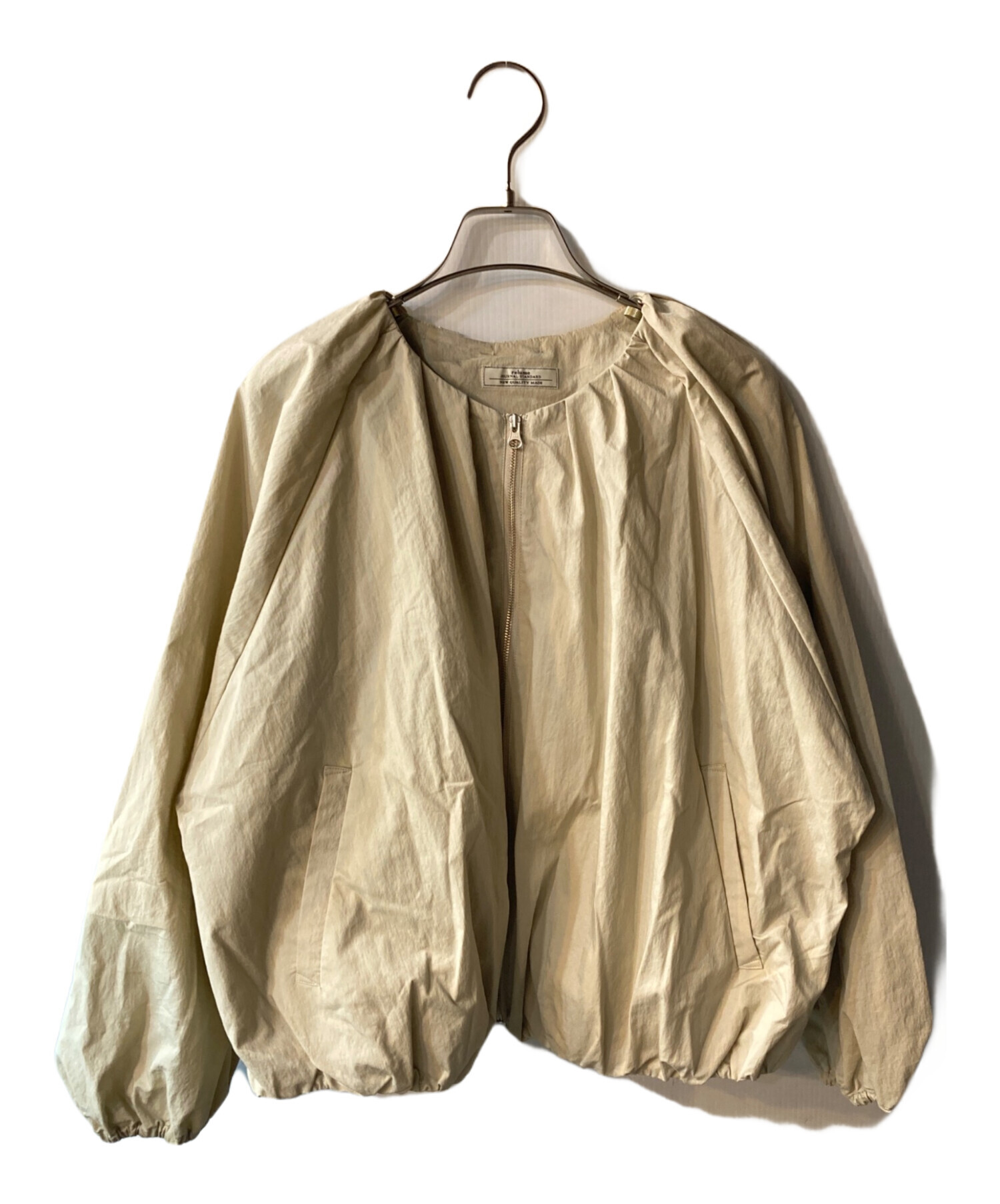 JOURNAL STANDARD relumeナイロンブルゾン ベージュ 中古・古着通販】JOURNAL STANDARD relume (ジャーナルスタンダード