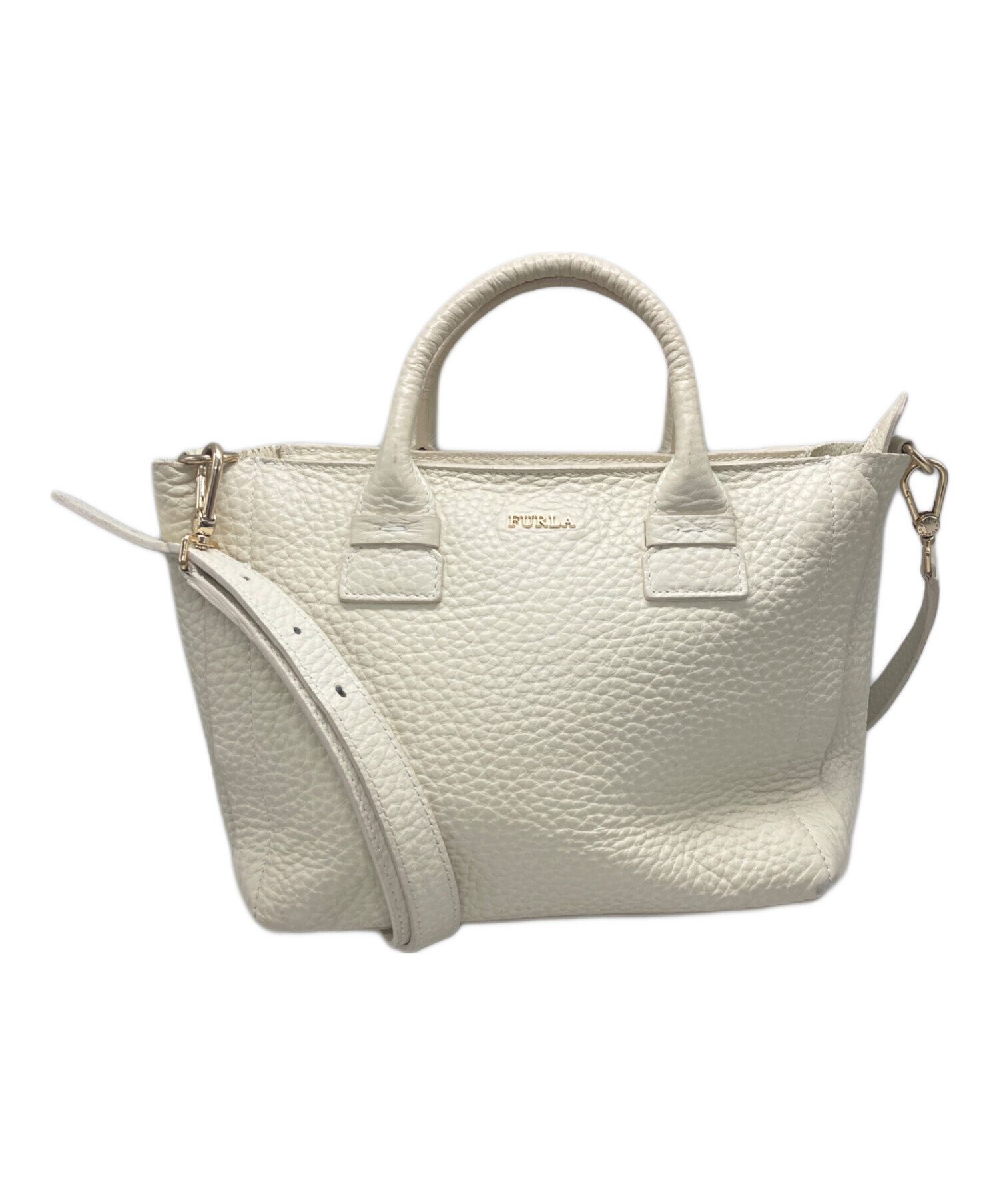 中古・古着通販】FURLA (フルラ) 2WAYバッグ アイボリー｜ブランド 