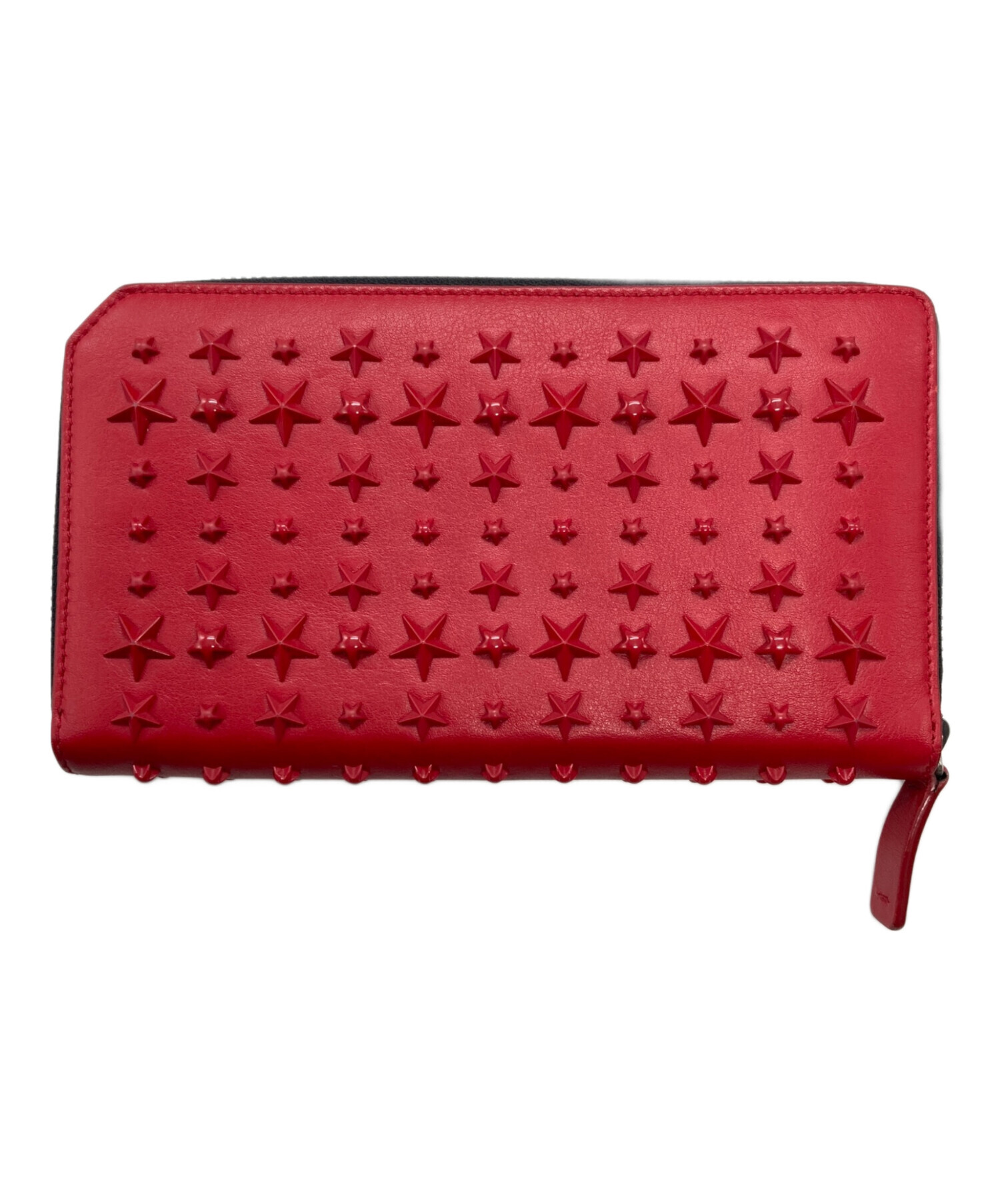 ジミーチュウ スタッズ･ウォレット  【Bランク】【中古】 中古・古着通販】JIMMY CHOO (ジミーチュウ) スタースタッズウォレット