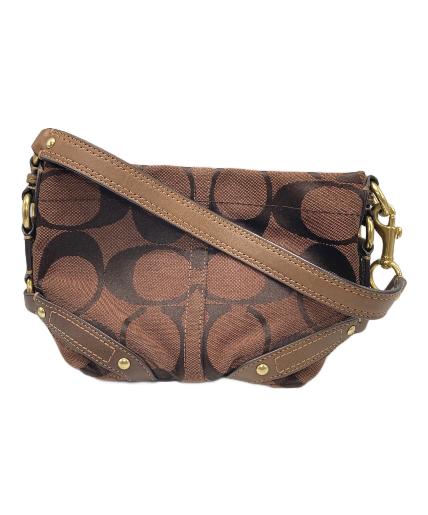 COACH コーチ ミニハンドバッグ バニティ ジャージー ポーチ ブラウン レディース 楽天市場】コーチ バニティの通販