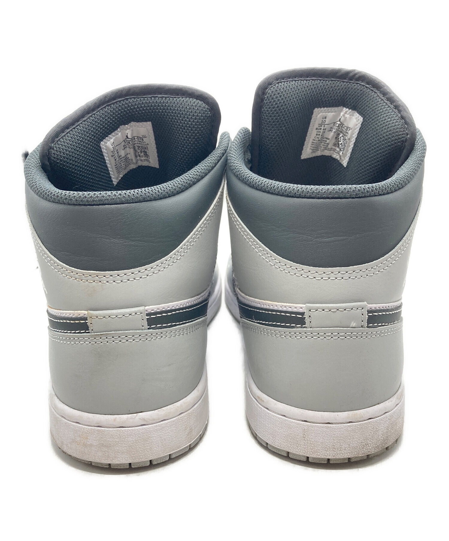 中古・古着通販】NIKE (ナイキ) Air Jordan 1 Mid グレー サイズ:28cm 