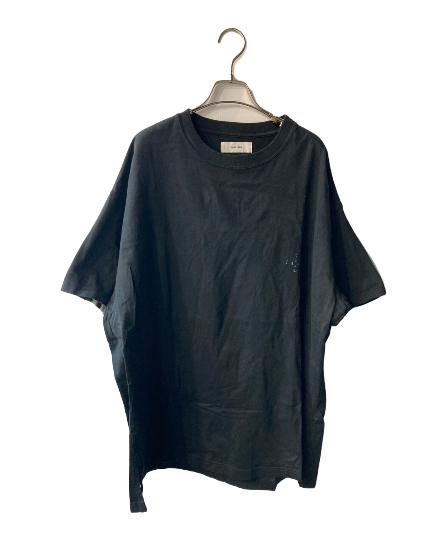 中古・古着通販】FACETASM (ファセッタズム) RIB BIG TEE ブラック