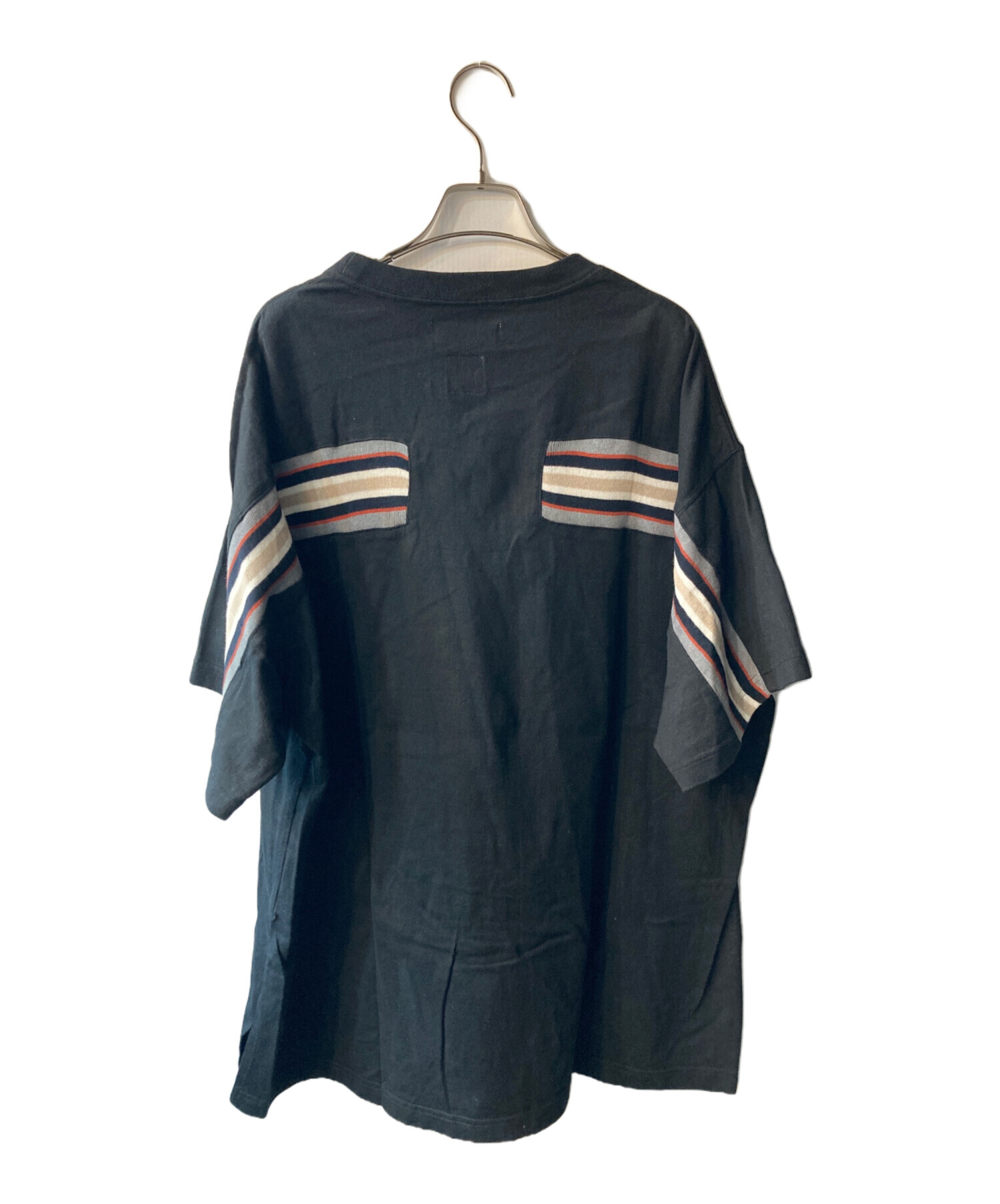 中古・古着通販】FACETASM (ファセッタズム) RIB BIG TEE ブラック