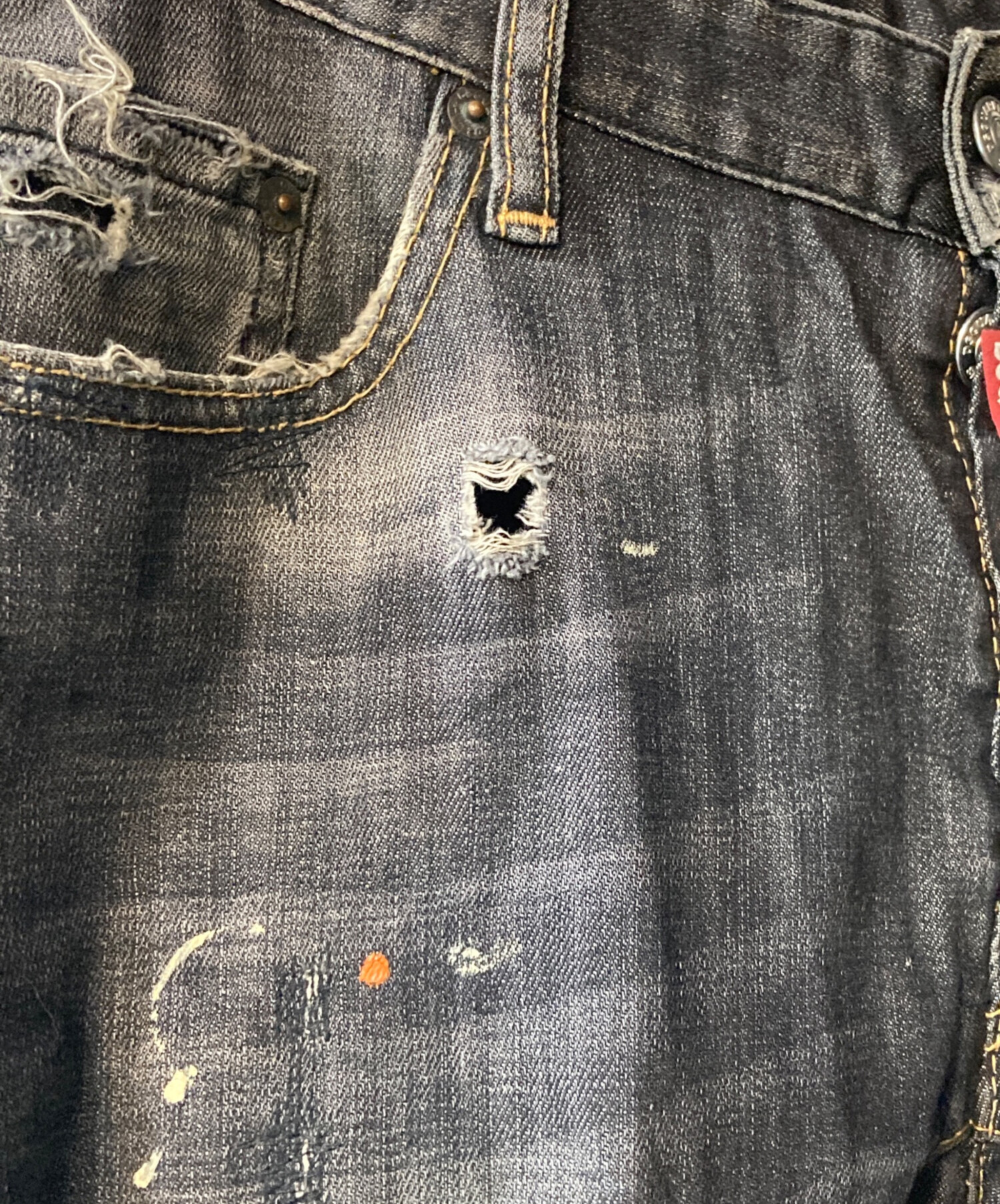 中古・古着通販】DSQUARED2 (ディースクエアード) ダメージ加工デニム