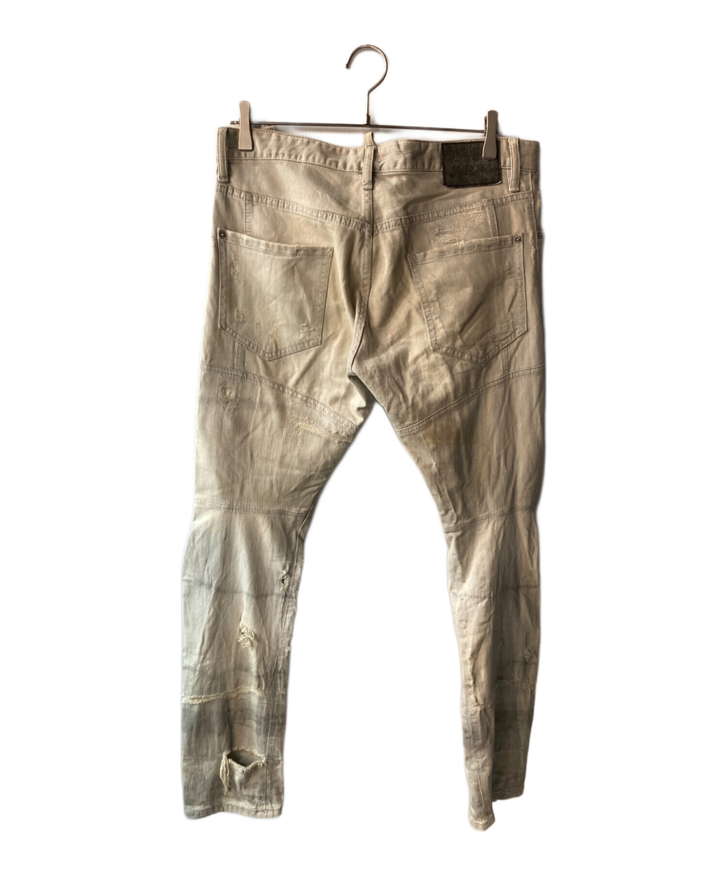 中古・古着通販】DSQUARED2 (ディースクエアード) デニムパンツ グレー 