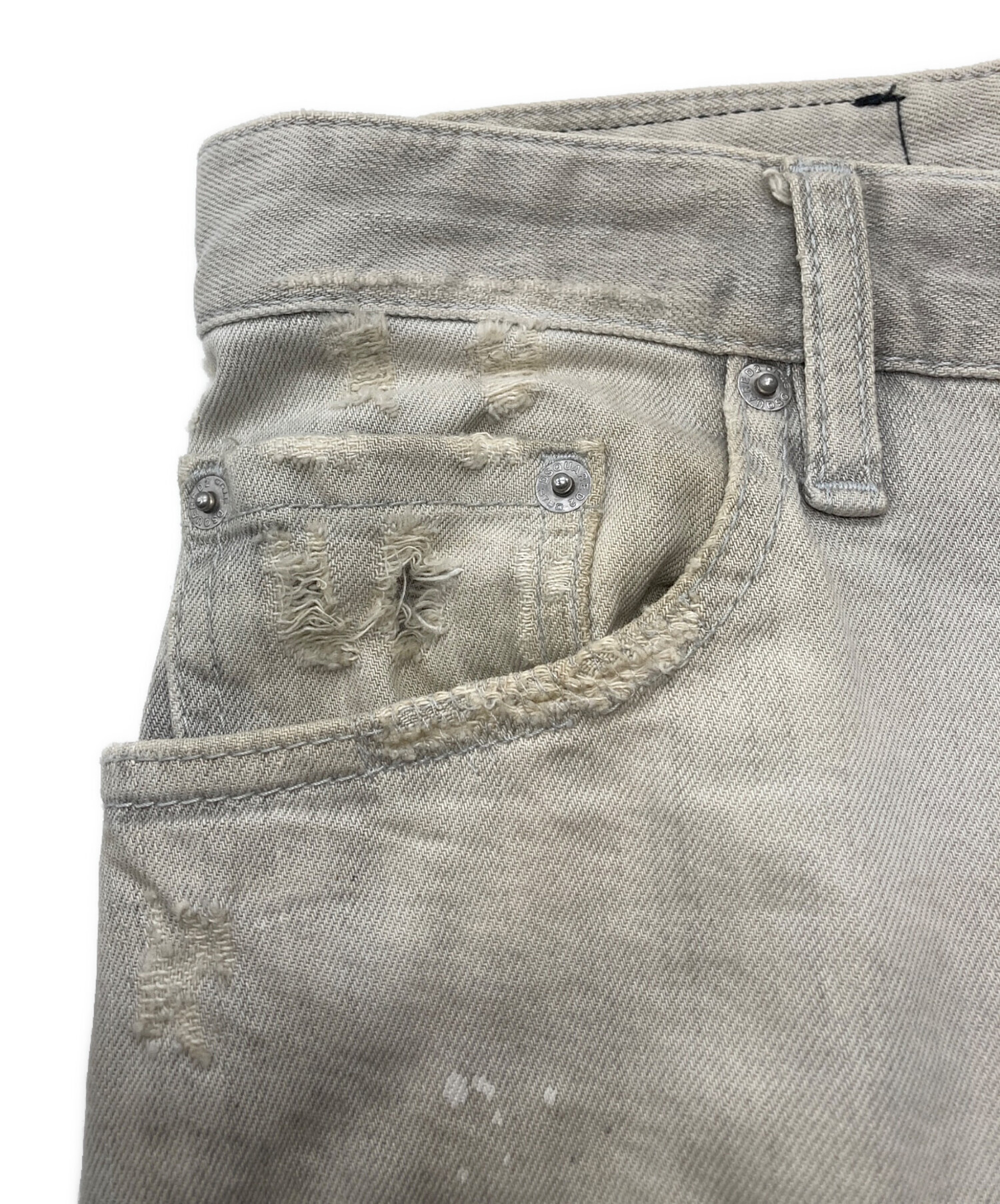 中古・古着通販】DSQUARED2 (ディースクエアード) デニムパンツ グレー