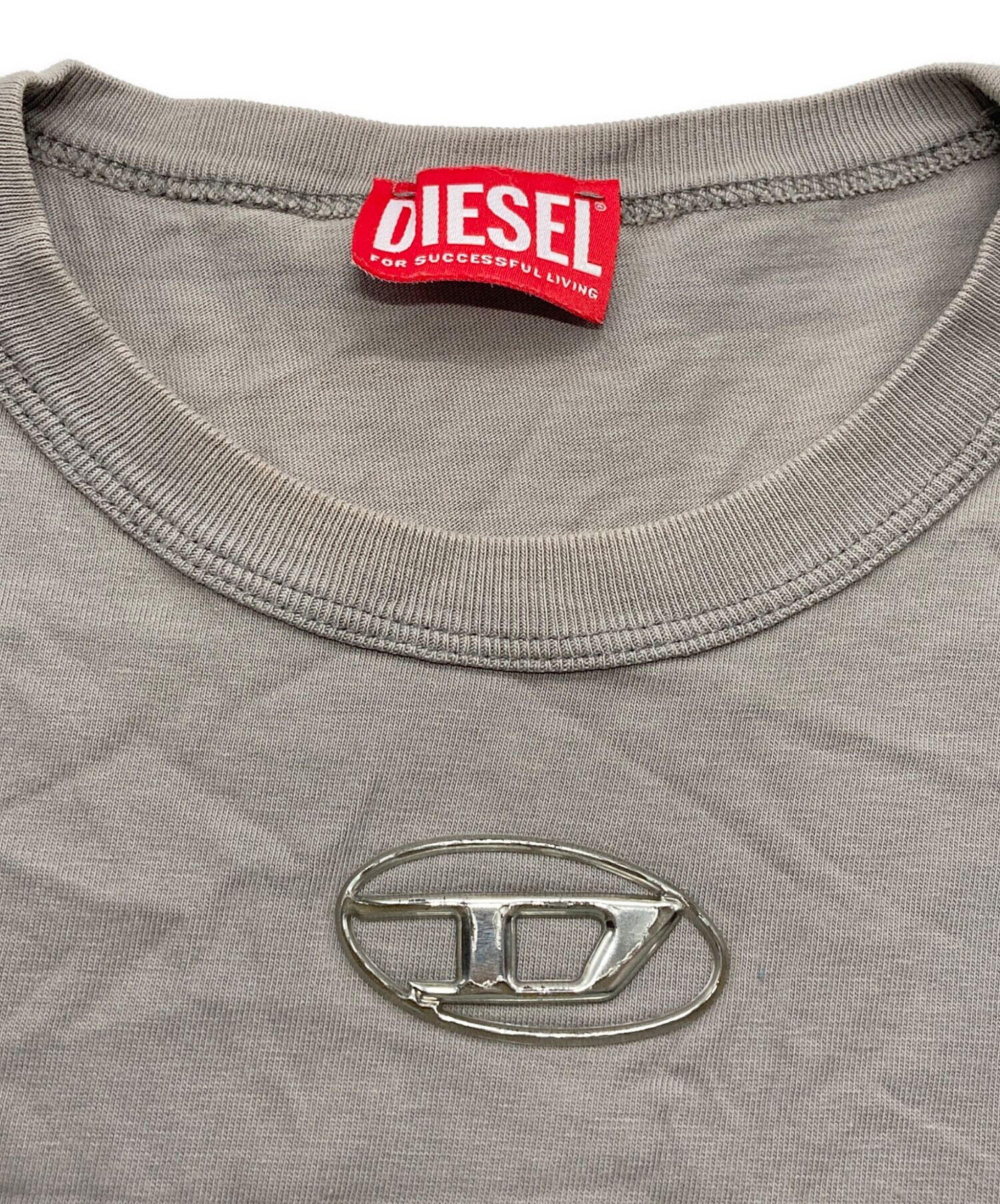 中古・古着通販】DIESEL (ディーゼル) T-JUST-OD Tシャツ グレー 