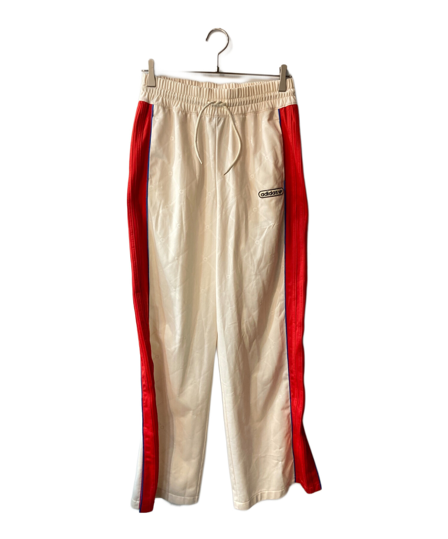 中古・古着通販】adidas (アディダス) トラックパンツ アイボリー