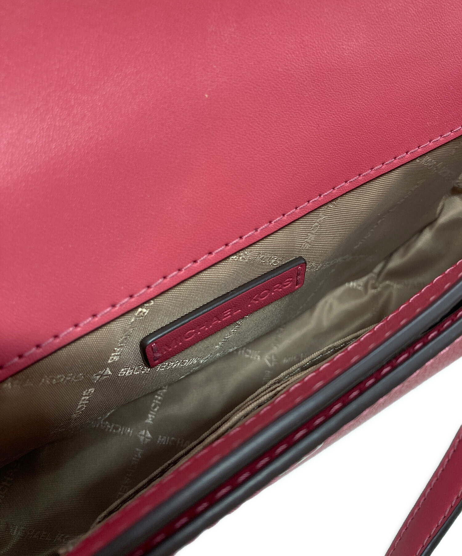 MICHAEL MICHAEL KORS ショルダーバッグ  ピンク 【古着】【中古】【送料無料】 中古・古着通販】MICHAEL KORS (マイケル・コース) ショルダーバッグ