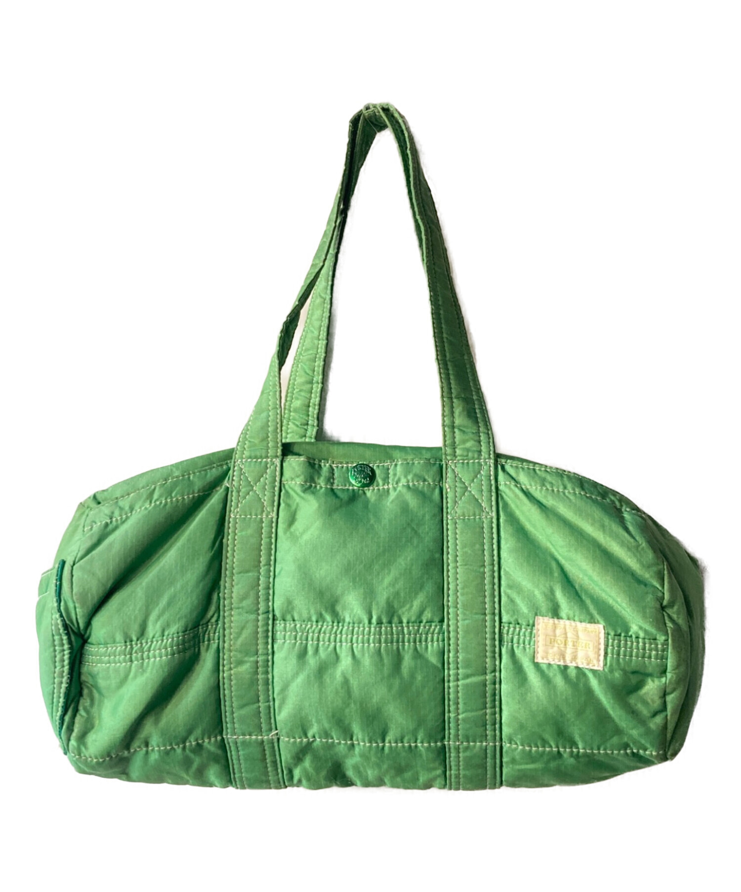 PORTER オリーブグリーン バッグ中古品30年位前の物 中古・古着通販】PORTER (ポーター) ミニボストンバッグ グリーン