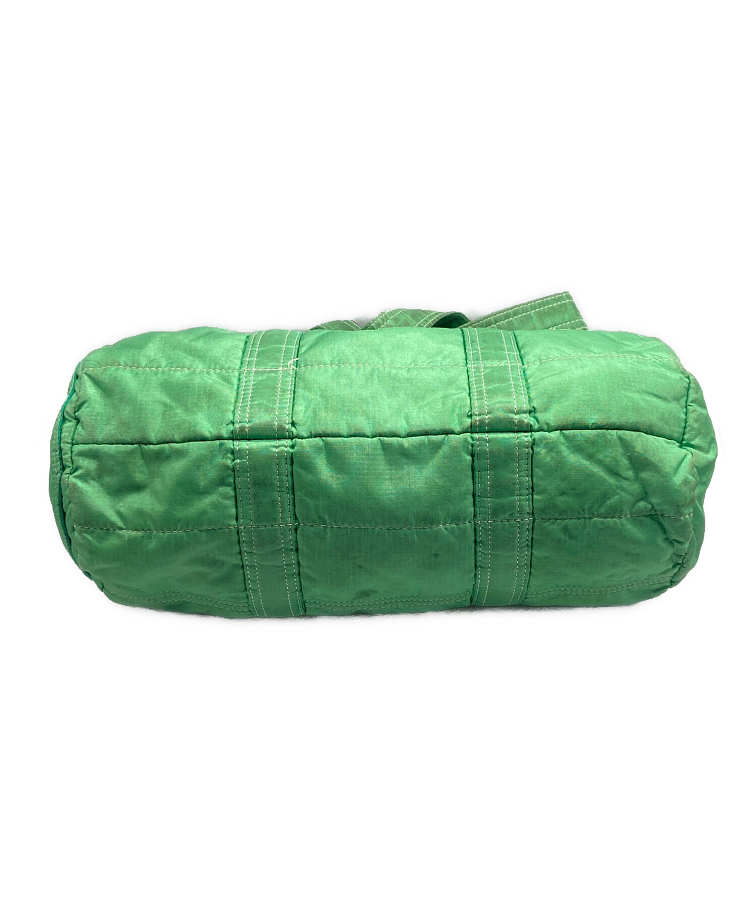 中古・古着通販】PORTER (ポーター) ミニボストンバッグ グリーン
