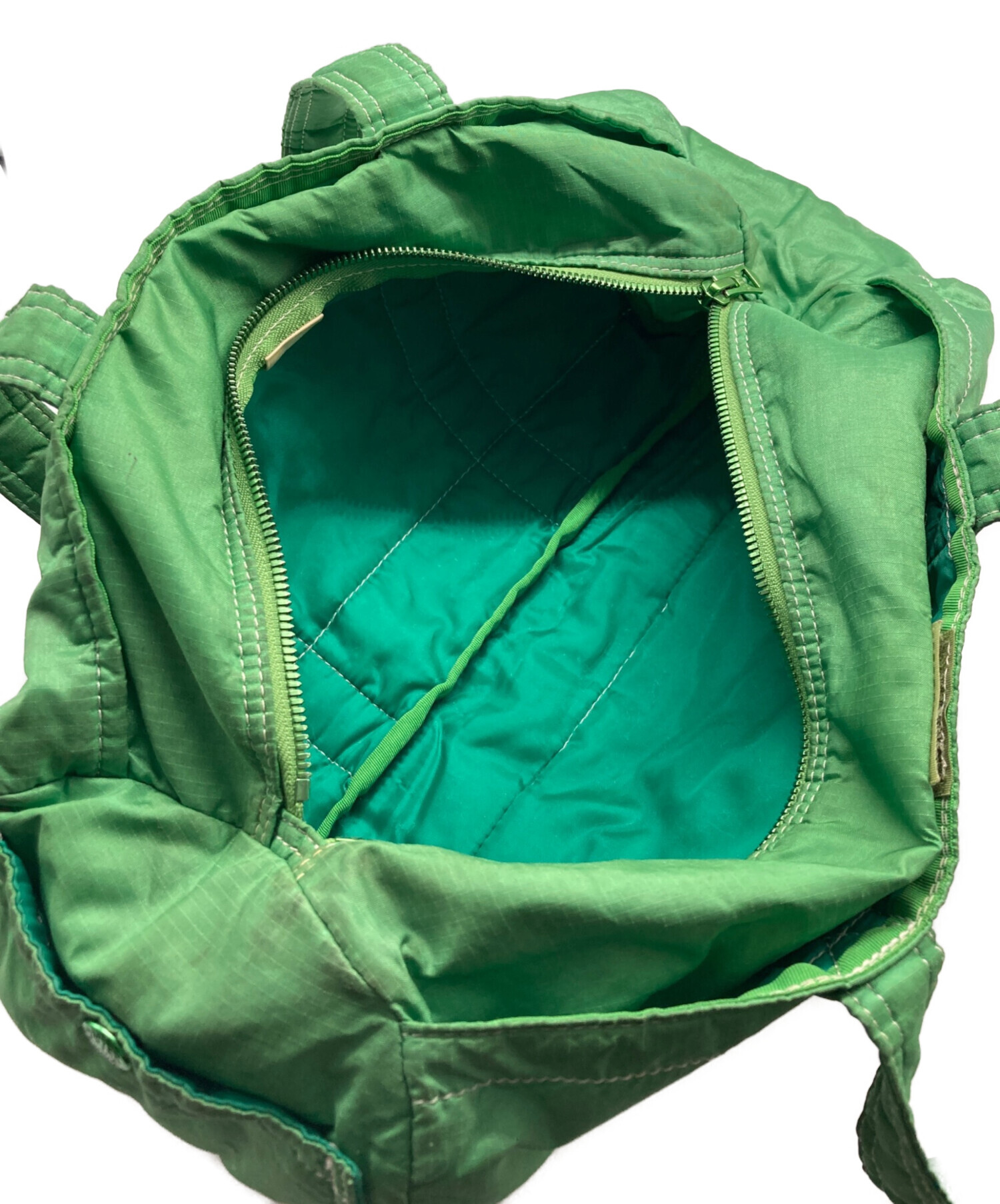 中古・古着通販】PORTER (ポーター) ミニボストンバッグ グリーン