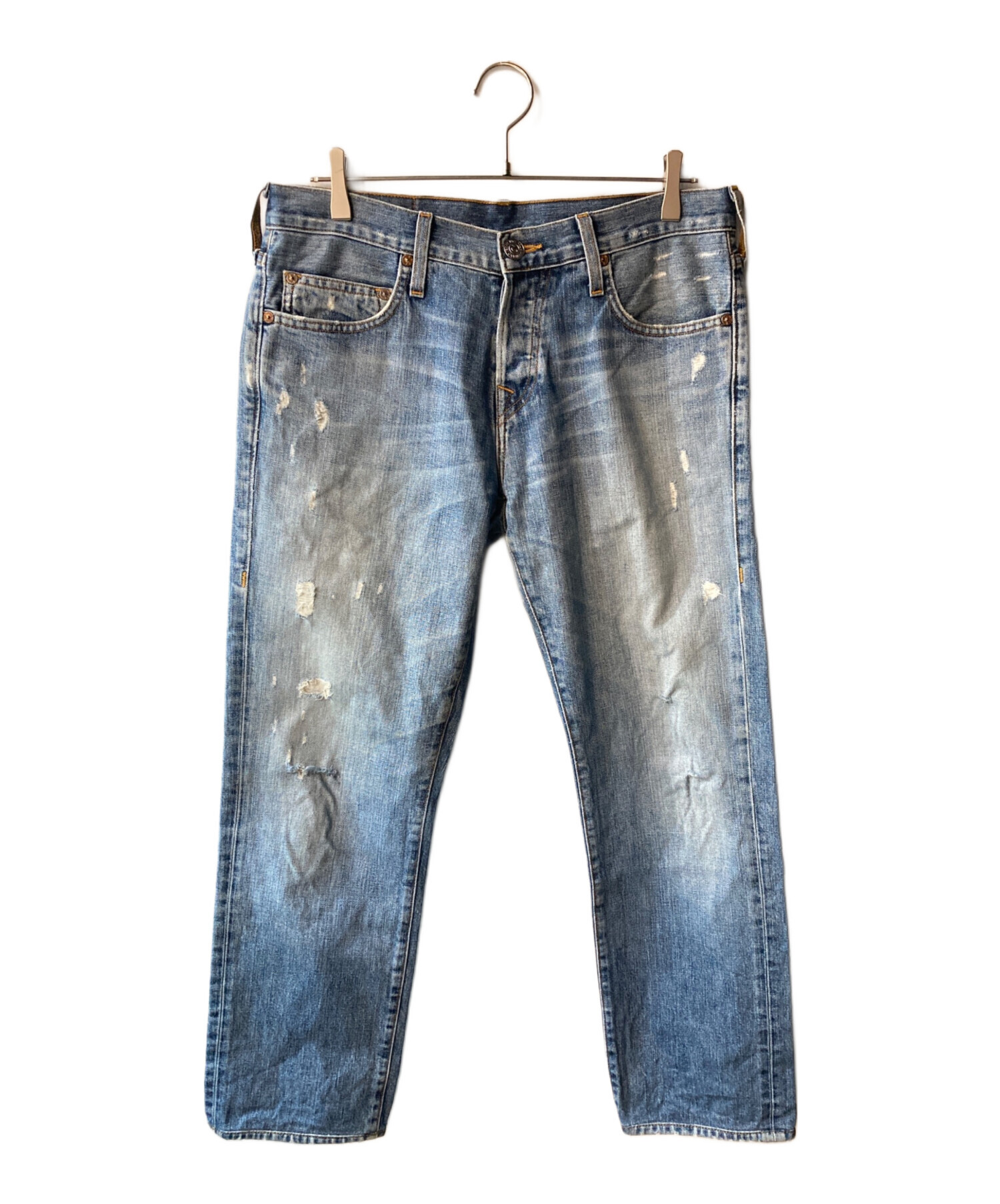 True Religion 古着　ダメージドデニム 中古・古着通販】TRUE RELIGION (トゥルー レリジョン) ダメージ加工