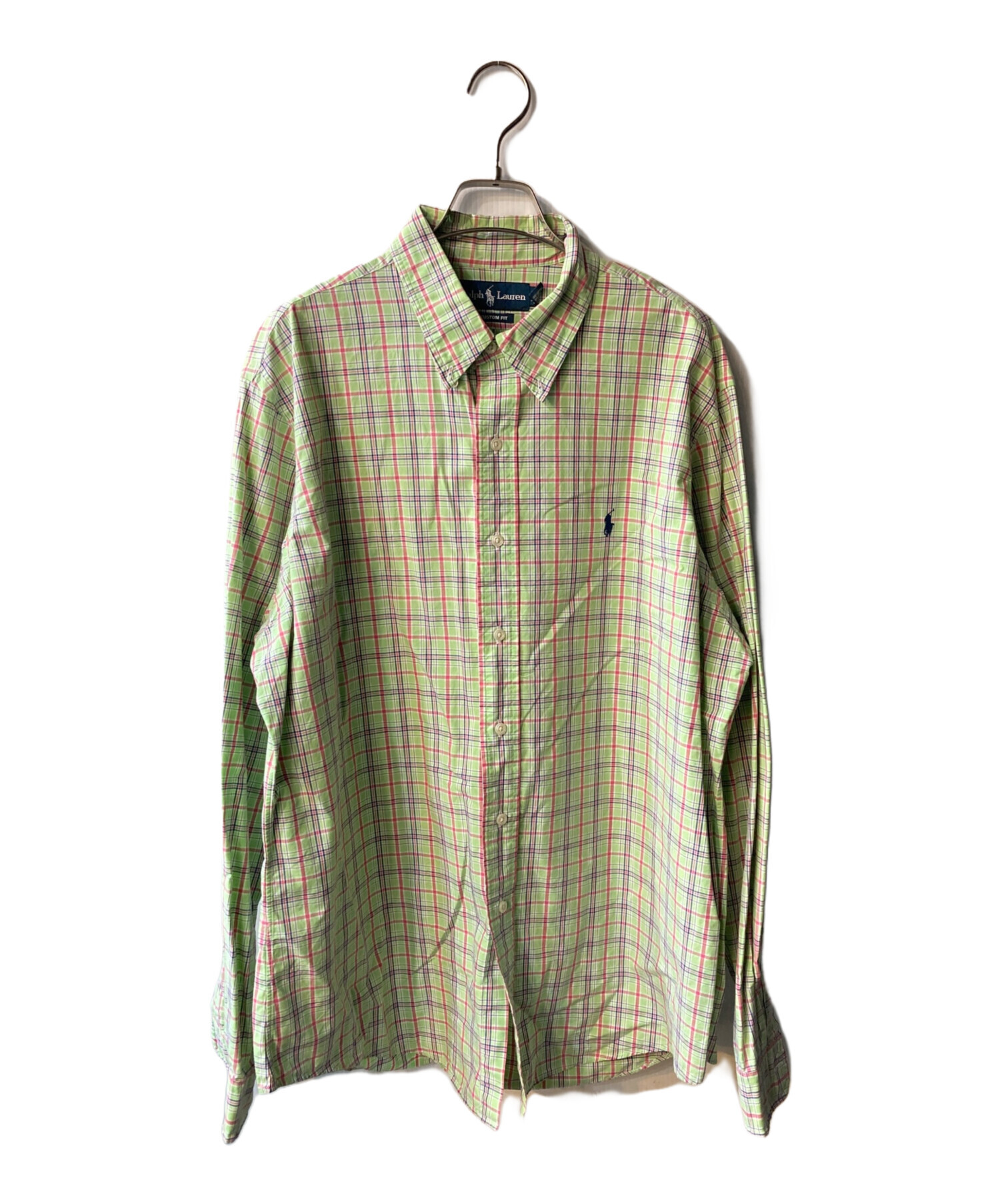 古着　ヴィンテージ チェックシャツ　ラルフローレン　ralph lauren 中古・古着通販】POLO RALPH LAUREN (ポロ・ラルフローレン) チェック