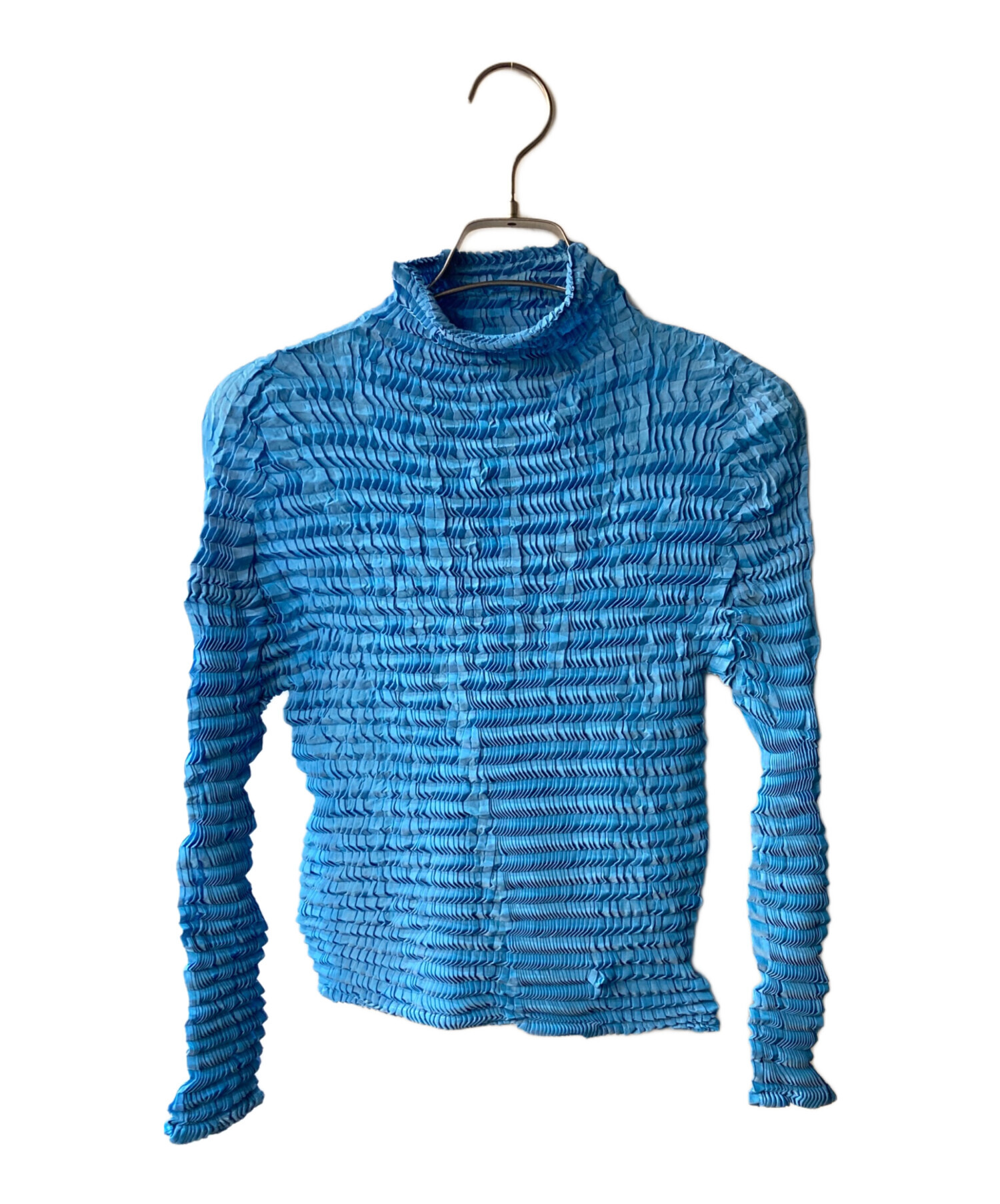 中古・古着通販】ISSEY MIYAKE (イッセイミヤケ) ハイネックブラウス