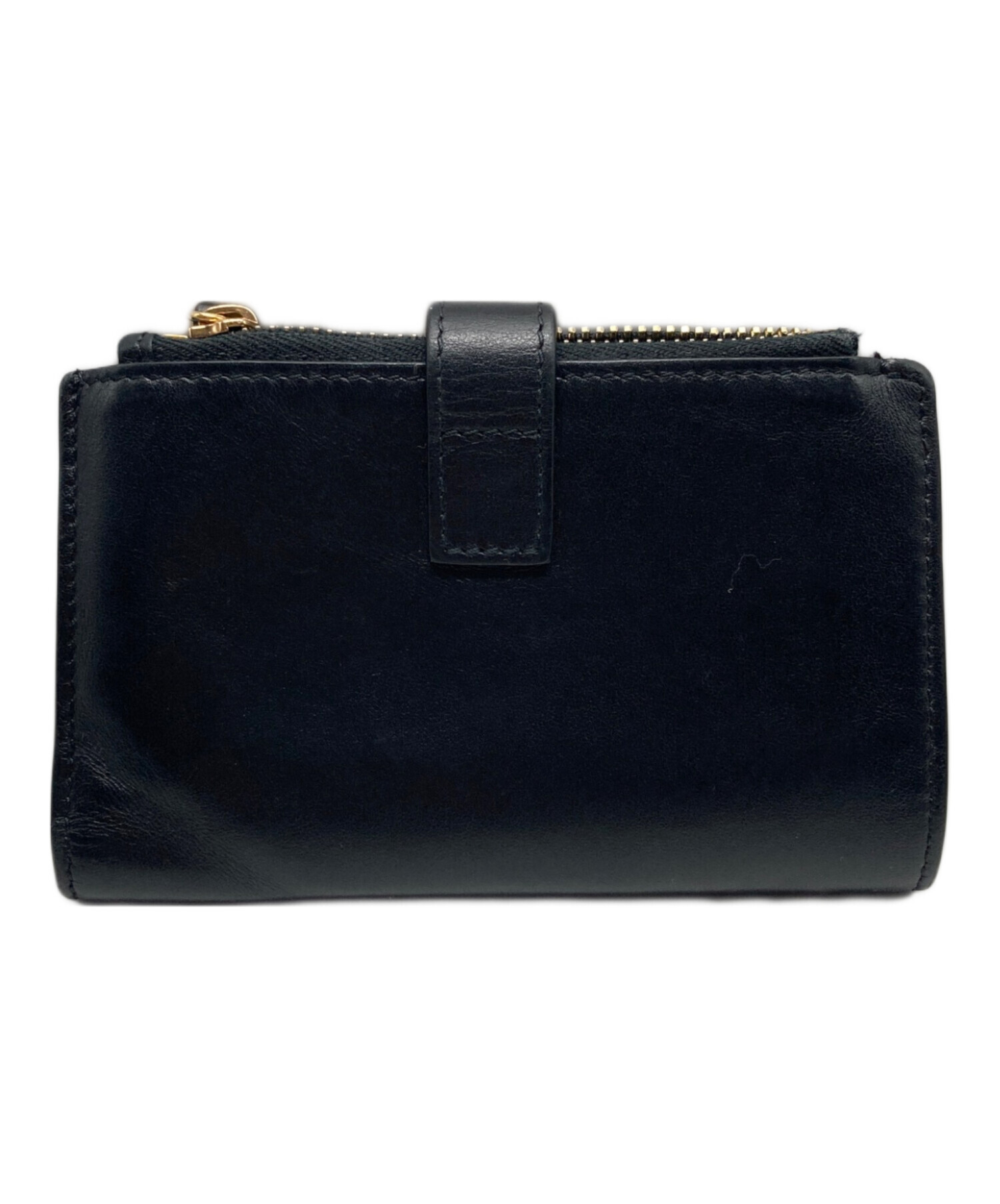 中古・古着通販】VERSACE (ヴェルサーチェ) 2つ折り財布 ブラック
