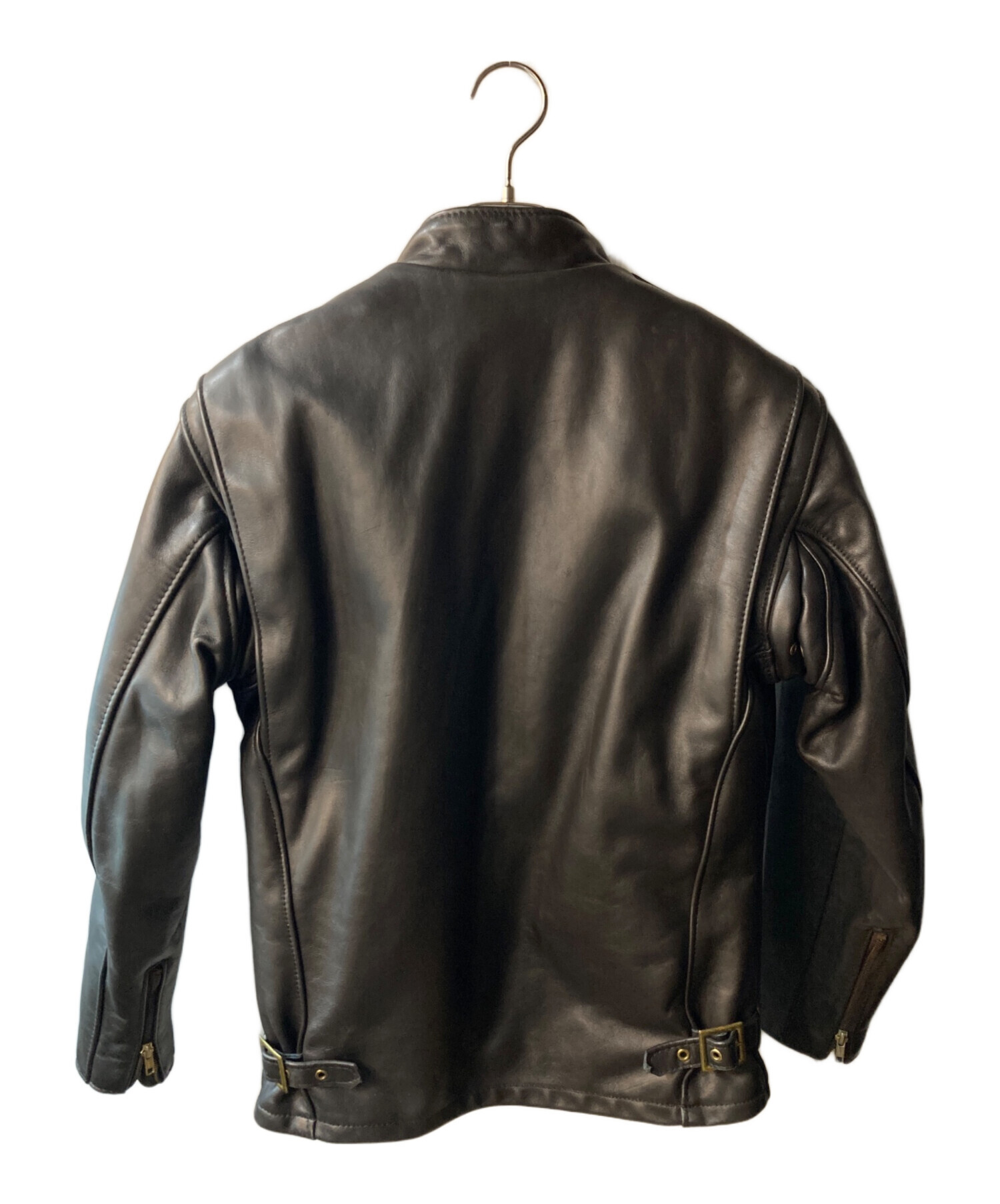 美品　schott ショット　シングルライダースジャケット　レザー38 ライナー 中古・古着通販】Schott (ショット) ライナー付きシングルライダース
