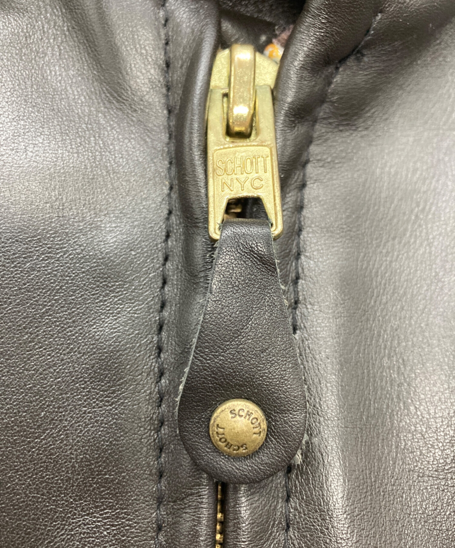 中古・古着通販】Schott (ショット) ライナー付きシングルライダース