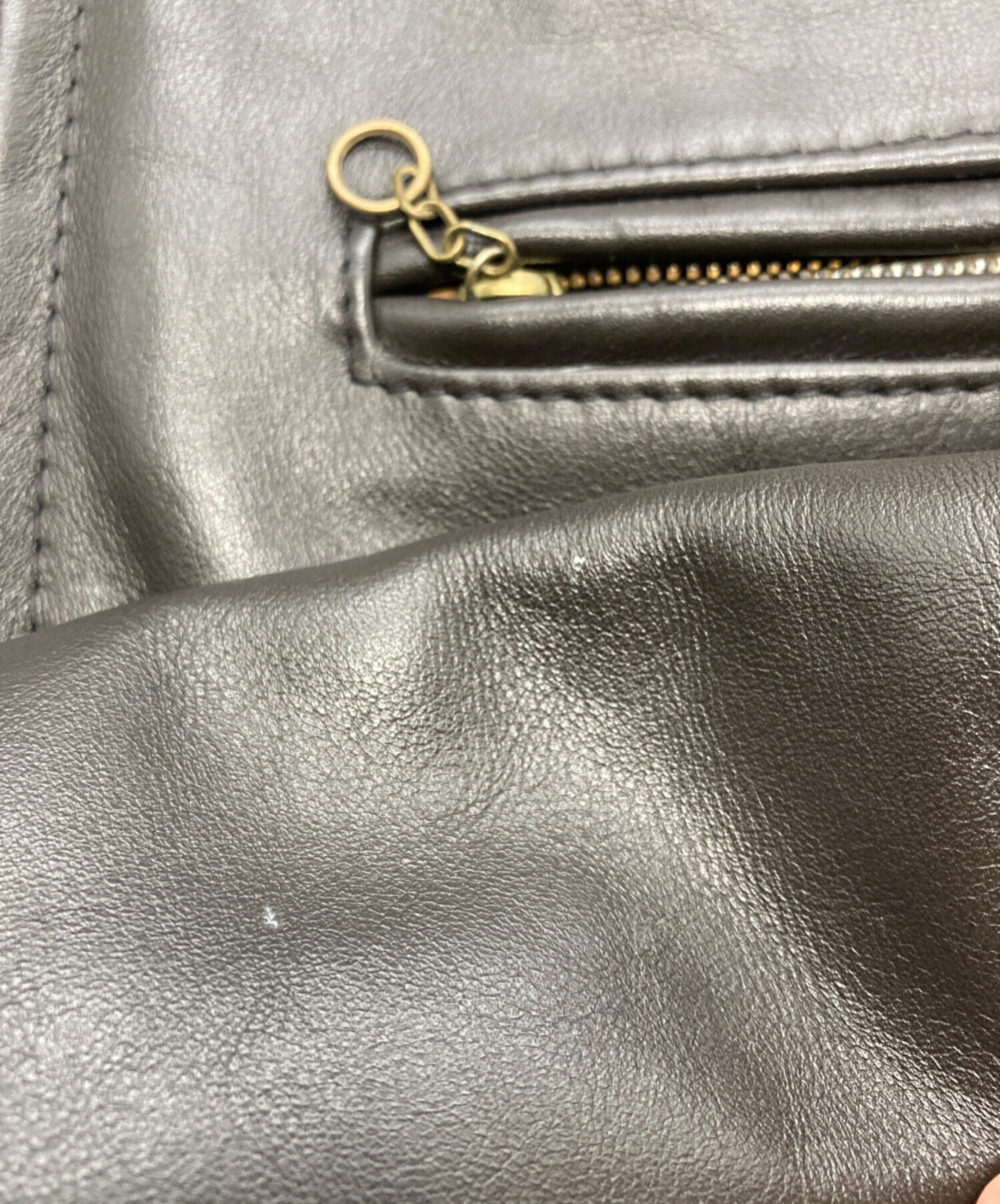 中古・古着通販】Schott (ショット) ライナー付きシングルライダース