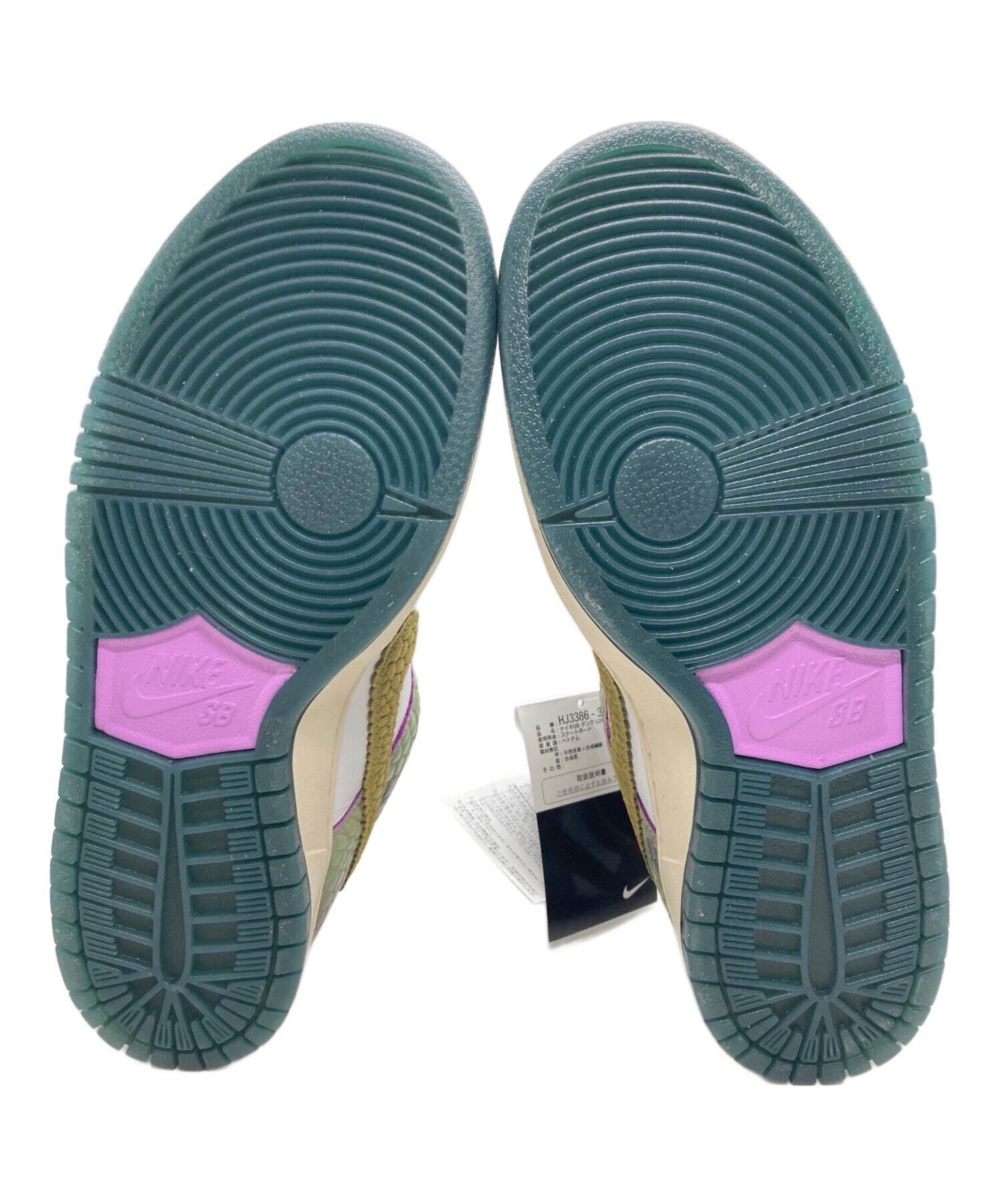 中古・古着通販】NIKE (ナイキ) SB DUNK LOW PRO QS グリーン サイズ 