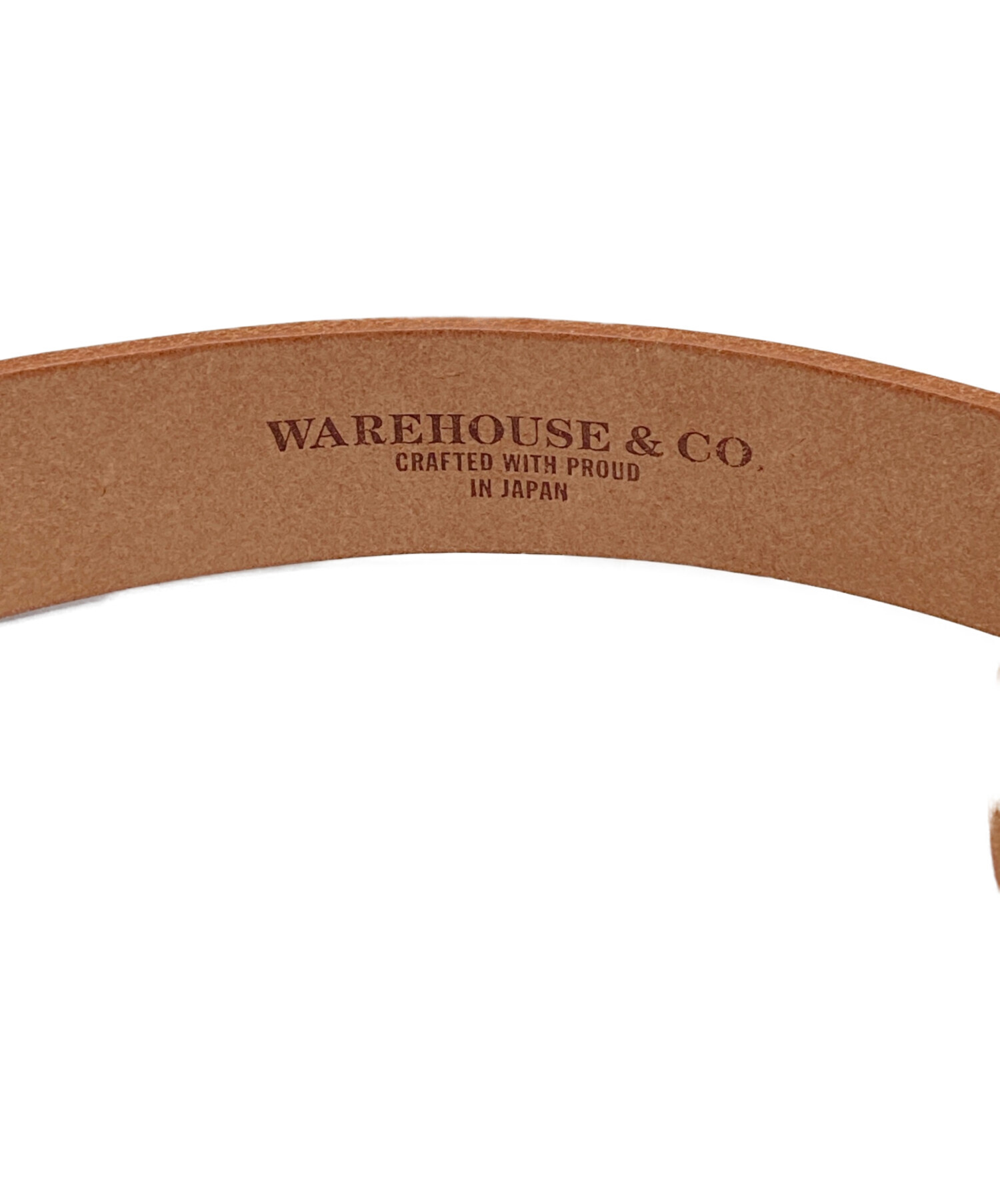 エ*ル様 WAREHOUSE ウエアハウス レザー ベルト 36 ブラウン 中古・古着通販】WAREHOUSE (ウエアハウス) レザーベルト ブラウン