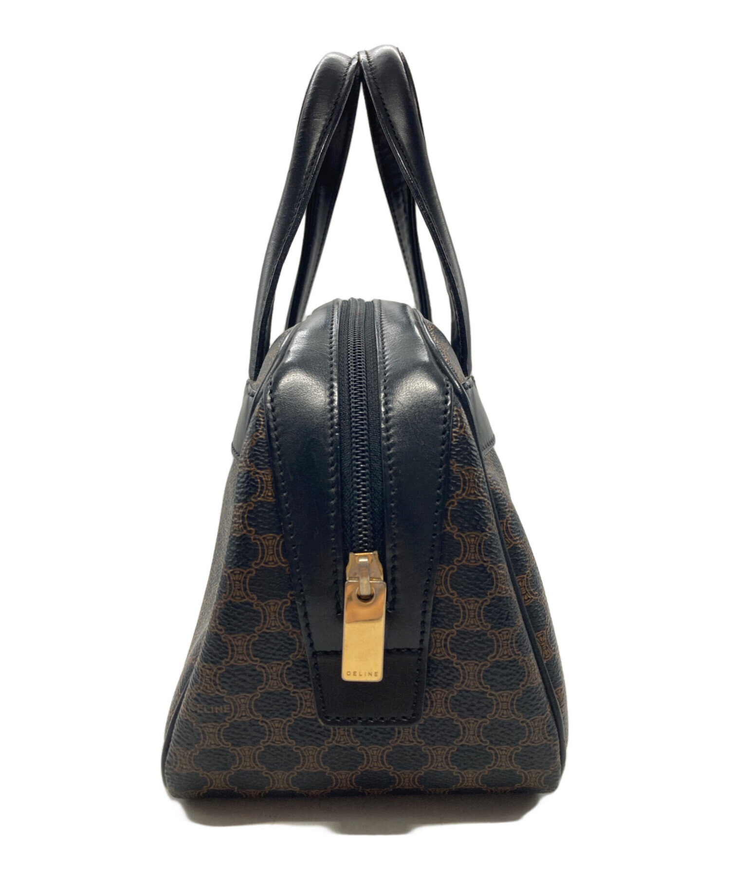 中古・古着通販】CELINE (セリーヌ) マカダム柄ミニボストンバッグ