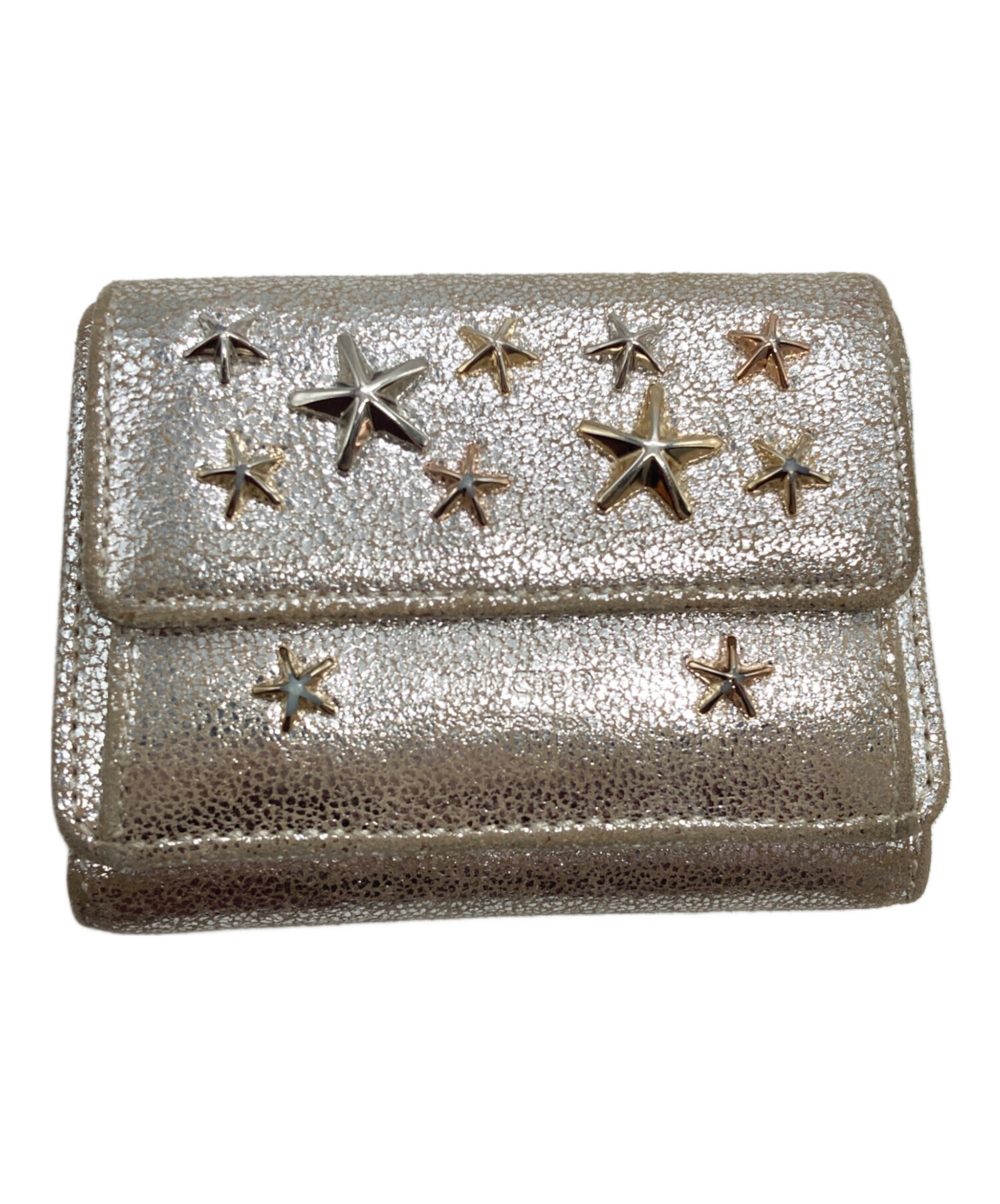 中古・古着通販】JIMMY CHOO (ジミーチュウ) 星型スタッズ3つ折り財布