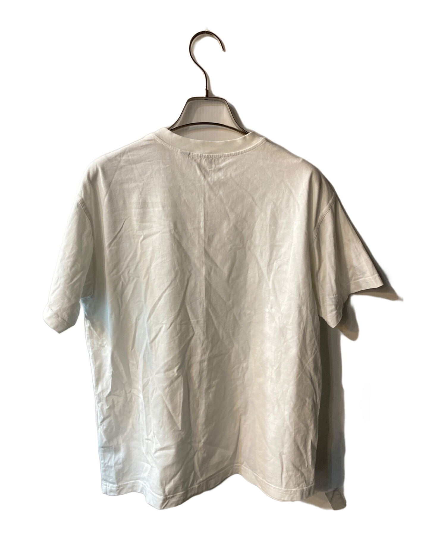 中古・古着通販】BURBERRY (バーバリー) ラバーロゴTシャツ ホワイト
