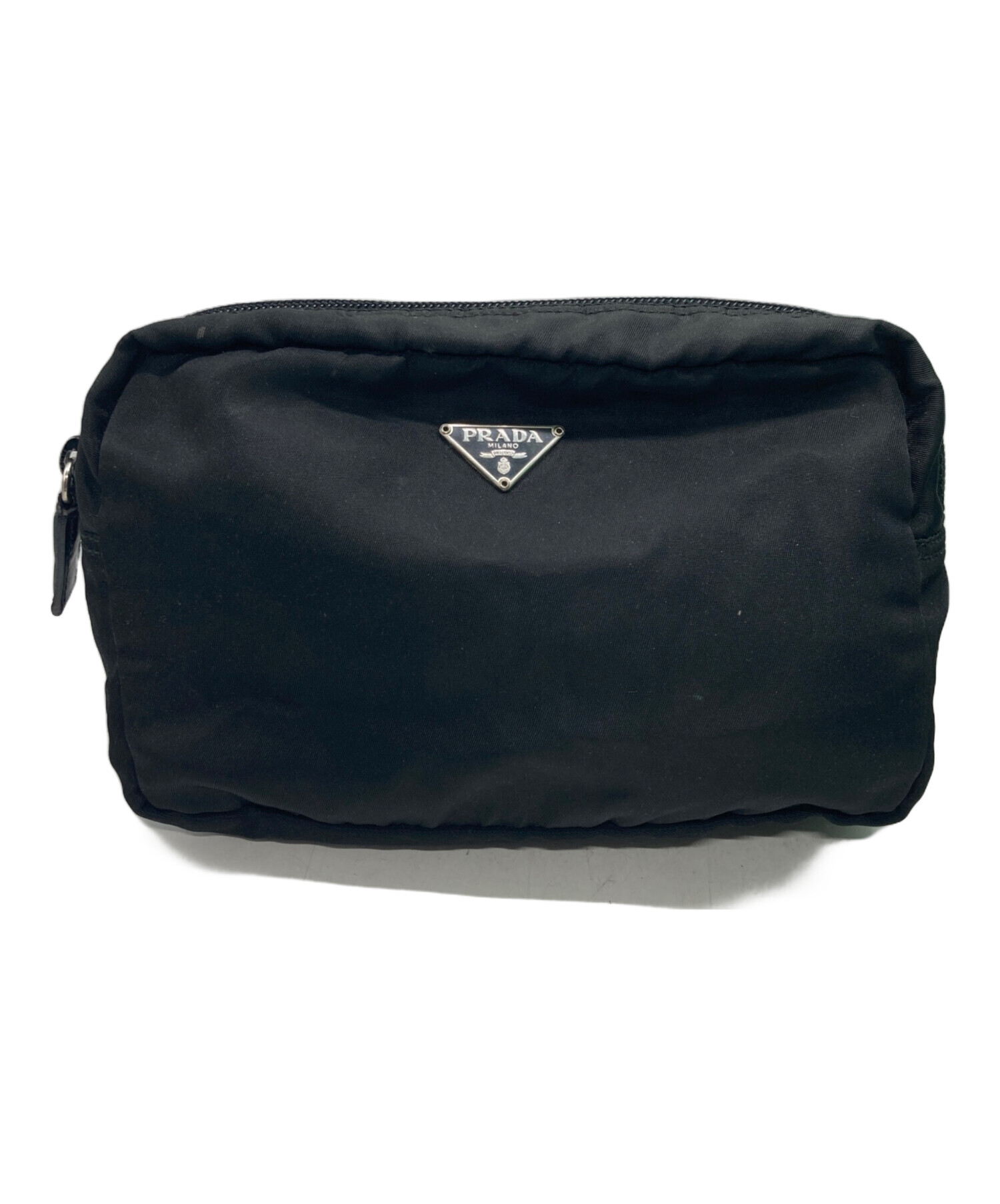 中古・古着通販】PRADA (プラダ) コスメポーチ ブラック|ブランド 中古・古着通販】PRADA (プラダ) コスメポーチ ブラック|ブランド