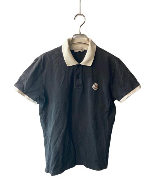 中古・古着通販】MONCLER (モンクレール) ポロシャツ ブラック サイズ