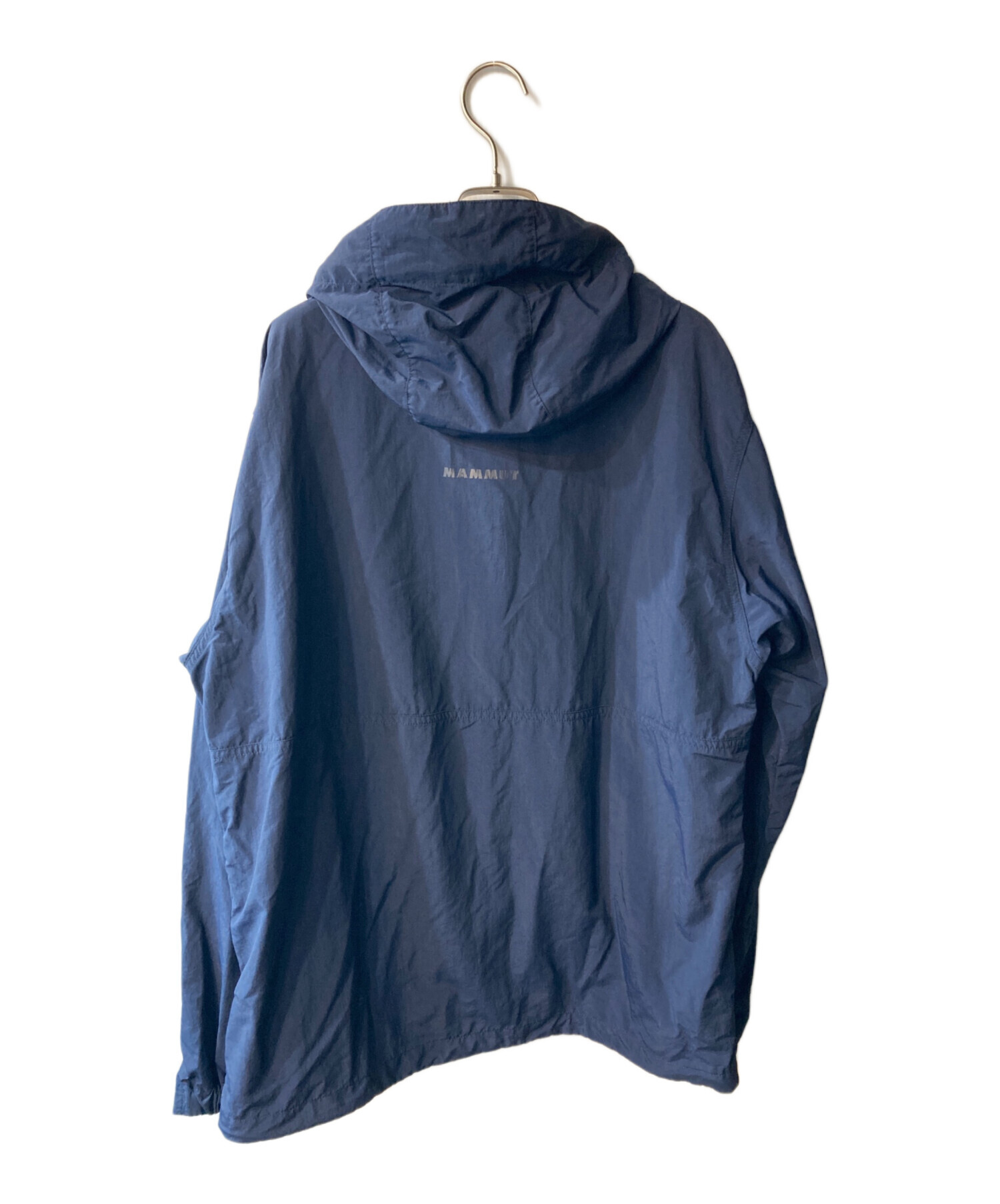 新品 タグあり　MAMMUT フード付ジャケット marine ネイビー 紺 中古・古着通販】MAMMUT (マムート) HikingWBHoodedJacket ネイビー