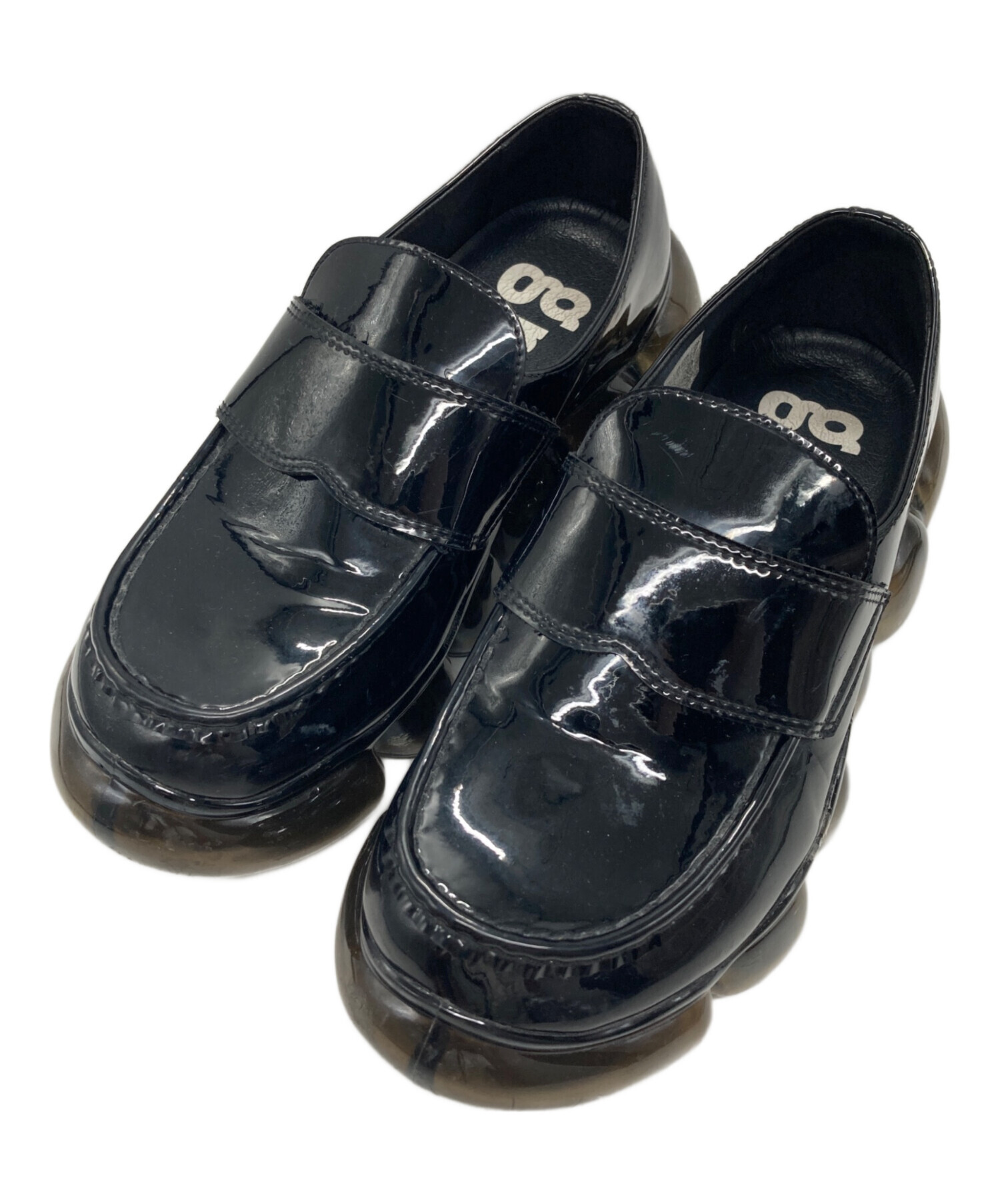 中古・古着通販】grounds (グラウンズ) Jewelry loafer ブラック