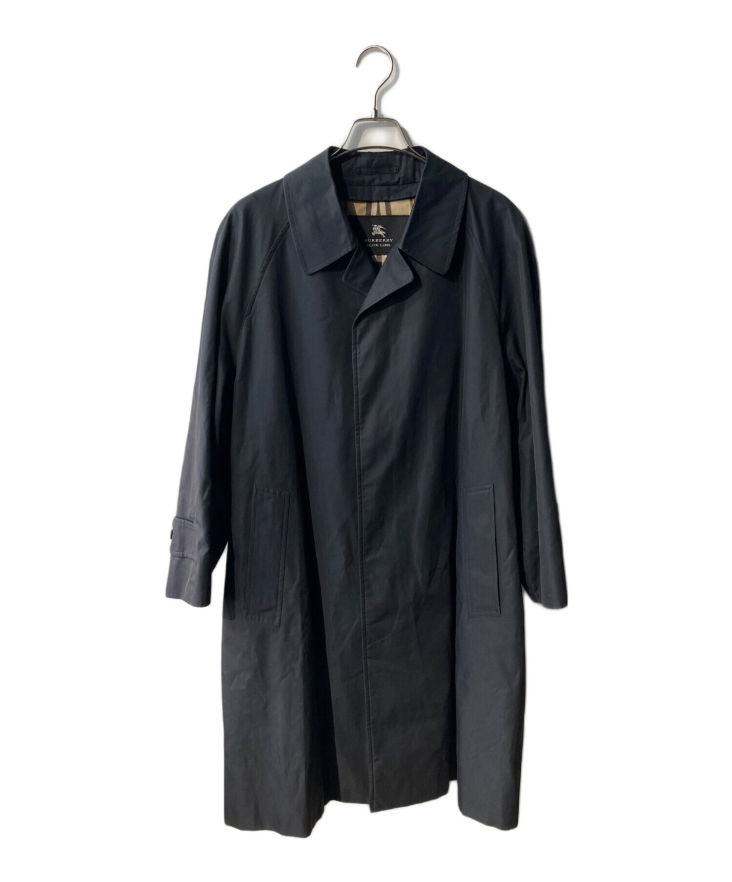 BURBERRY BLACK LABEL ステンカラーコート グレー 中古・古着通販】BURBERRY BLACK LABEL (バーバリーブラックレーベル