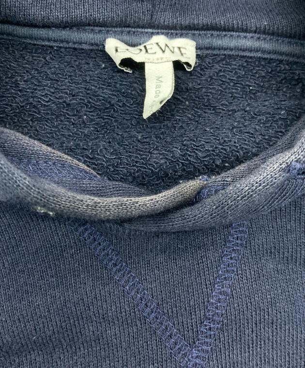 中古・古着通販】LOEWE (ロエベ) ロゴ刺繍パーカー ネイビー サイズ:XS