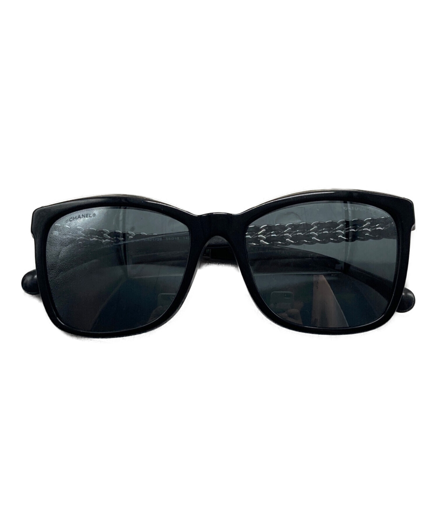 【中古】CHANEL シャネル サングラス ヴィンテージ 中古・古着通販】CHANEL (シャネル) サングラス ブラック サイズ:SIZE