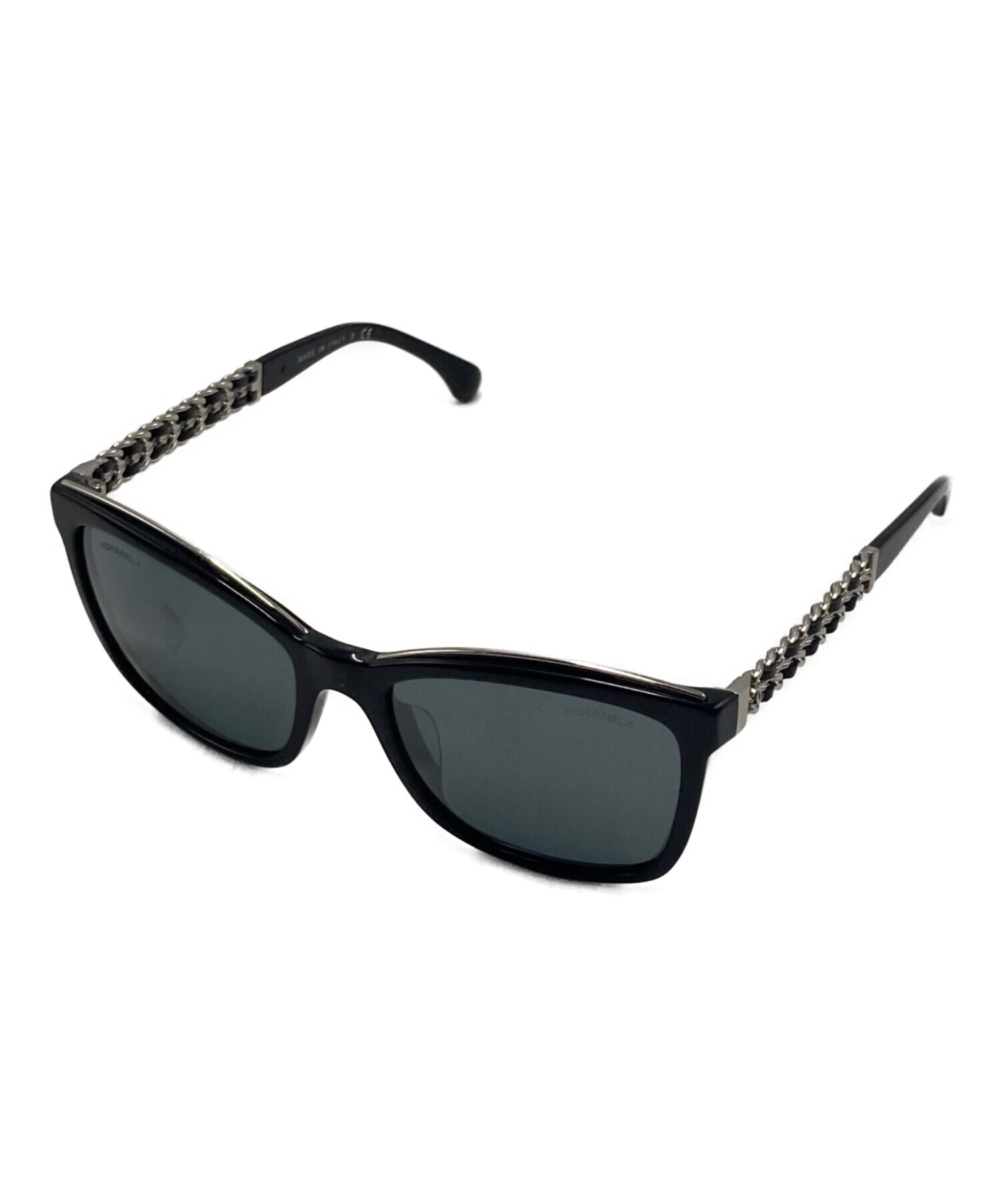 中古・古着通販】CHANEL (シャネル) サングラス ブラック サイズ:SIZE