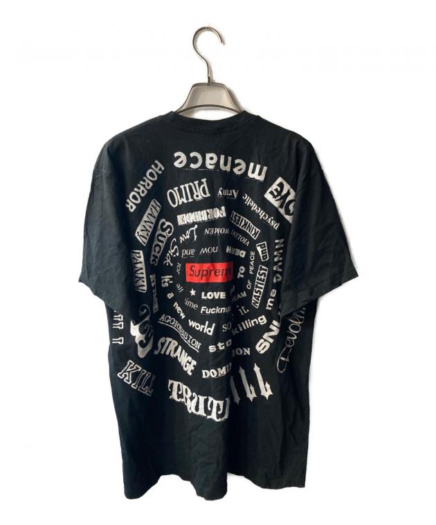 中古・古着通販】Supreme (シュプリーム) Spiral Tee ブラック サイズ 