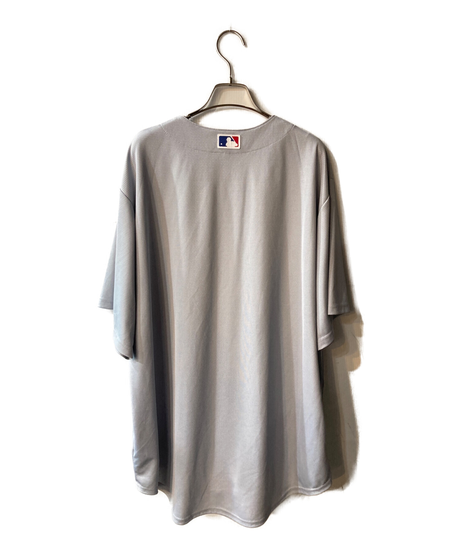 中古・古着通販】NIKE (ナイキ) ベースボールシャツ グレー サイズ:XL 
