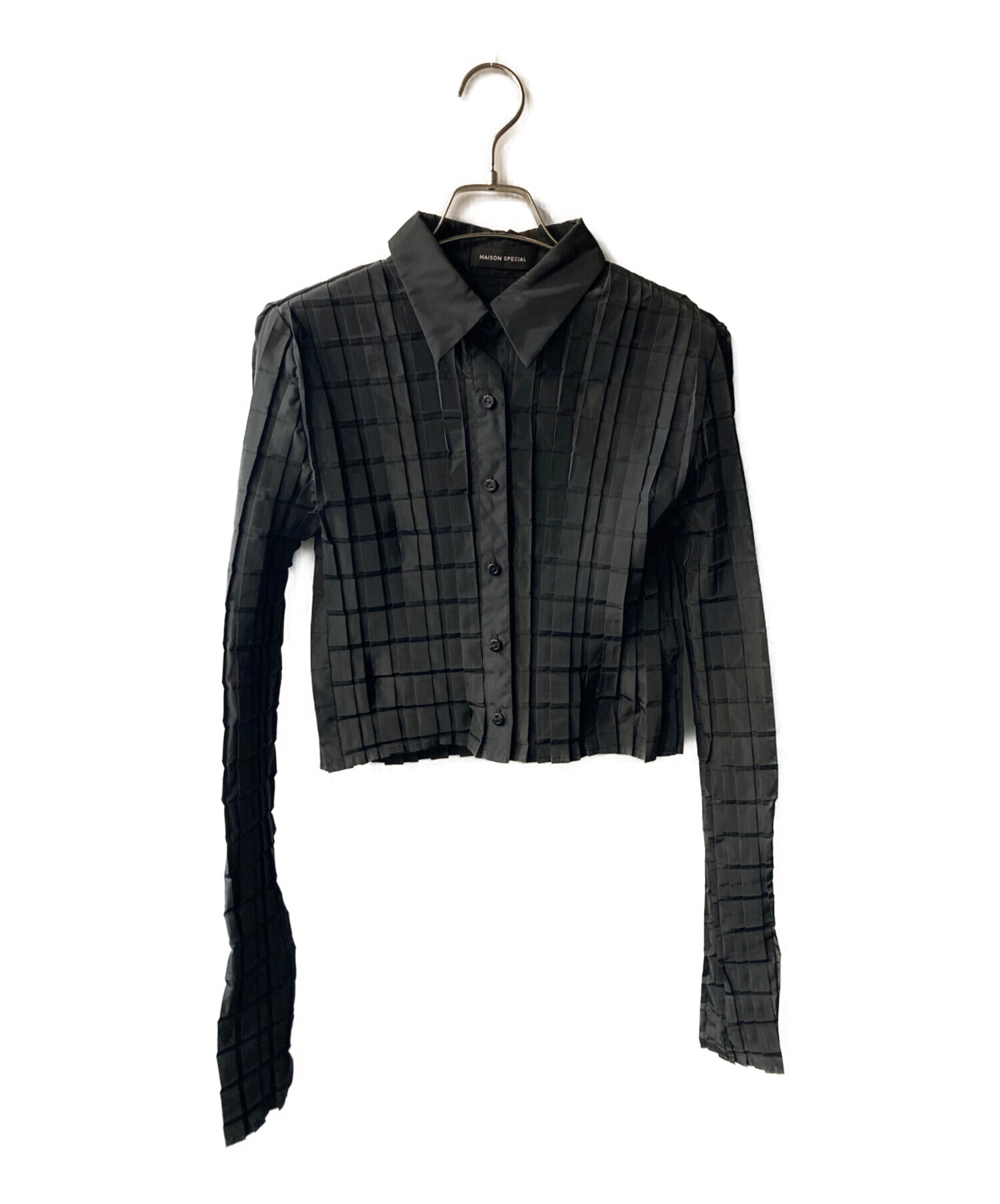 MAISONSPECIAL　Box Pleated Shirt 中古・古着通販】MAISON SPECIAL (メゾンスペシャル) ボックスプリーツ
