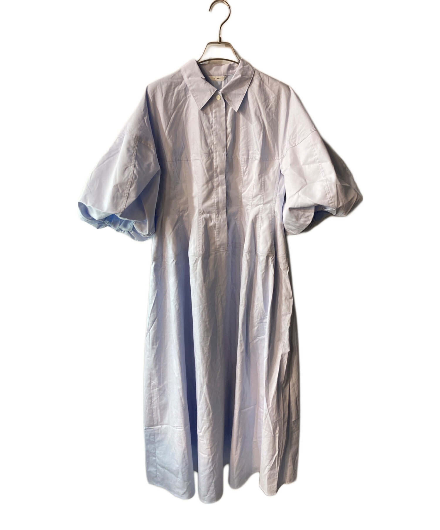 中古・古着通販】CLANE (クラネ) WAIST DESIGN VOLUME ONEPIECE