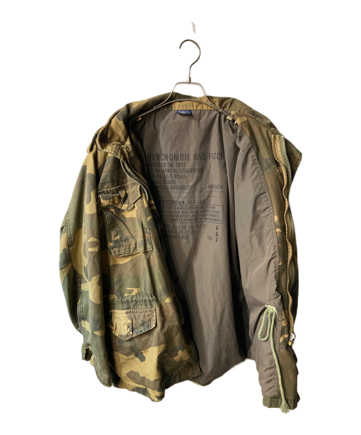 Abercrombie & Fitch /m-65 ミリタリージャケット M 中古・古着通販】Abercrombie & Fitch (アバクロンビー アンド