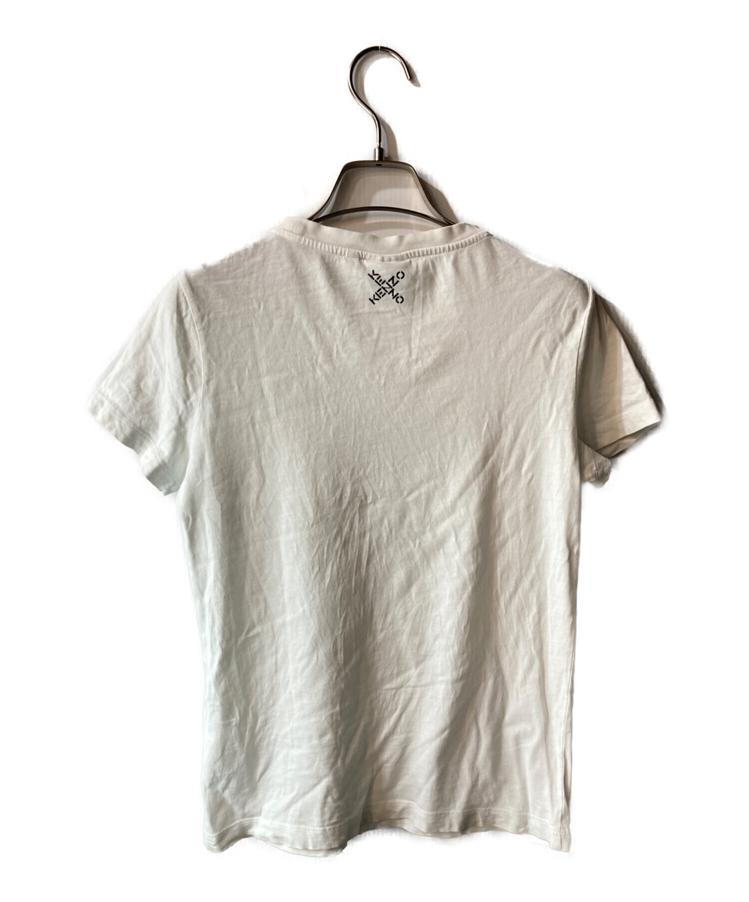 中古・古着通販】KENZO (ケンゾー) クロスロゴチビTEE ホワイト サイズ