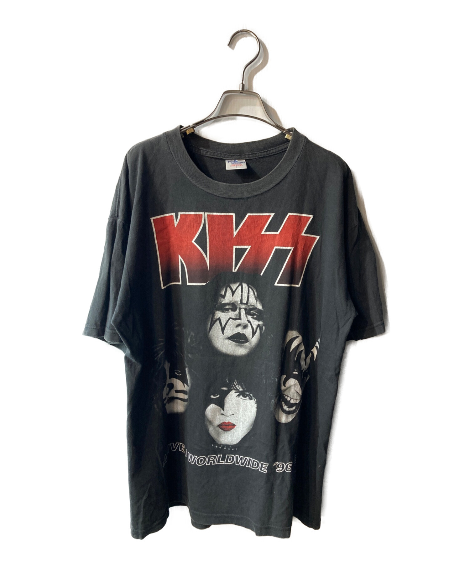 KISS Tシャツ Lサイズ PYRAMID製 中古・古着通販】PYRAMID (ピラミッド) 90sバンドTシャツ ブラック
